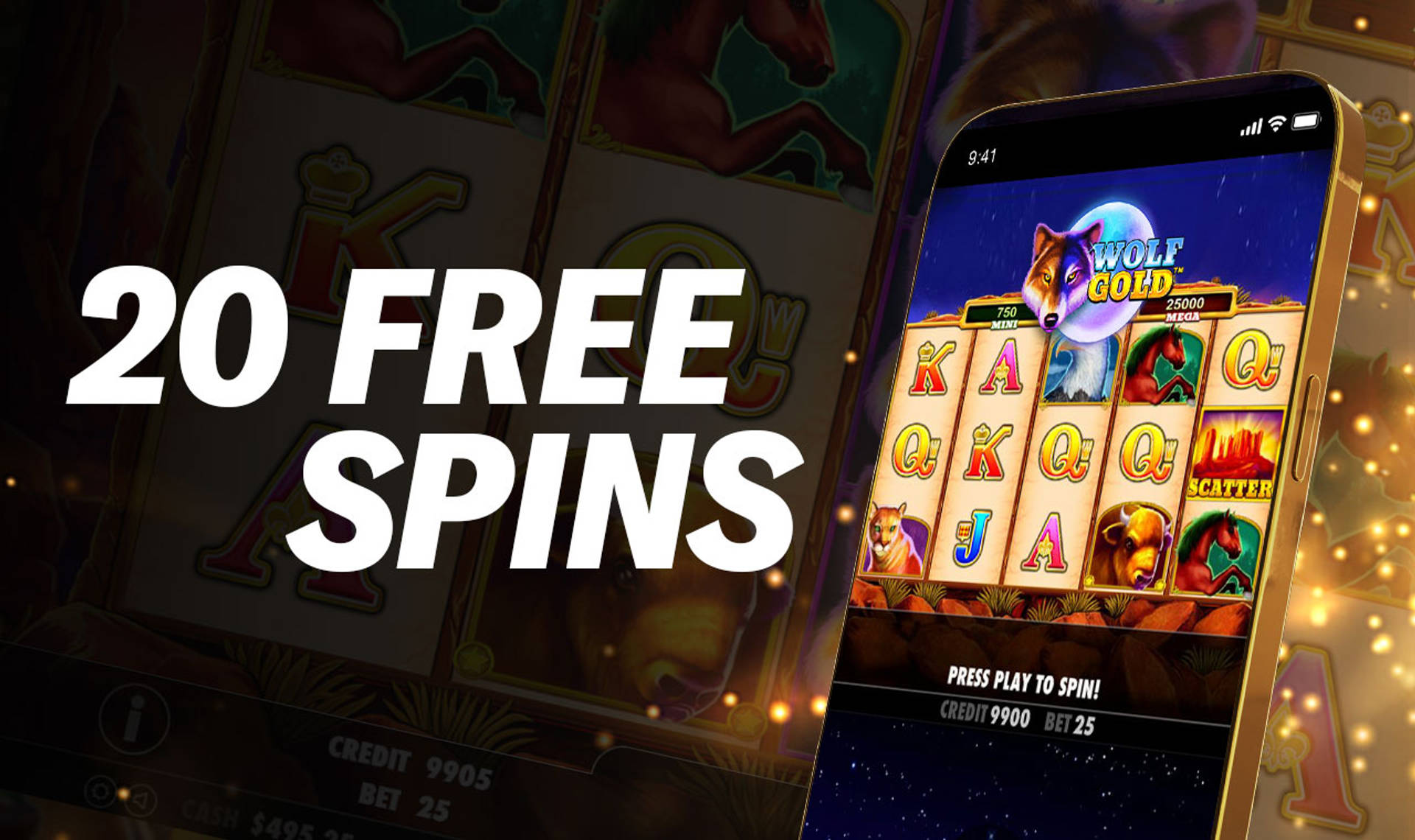 20 FREE SPINS