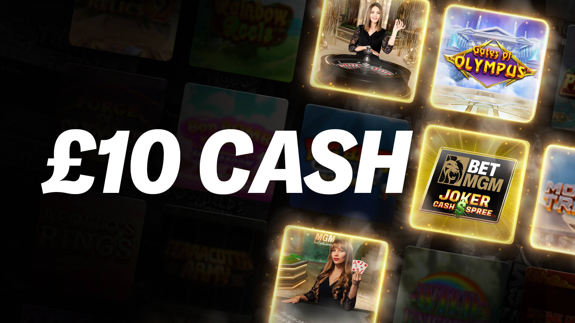 WAGER FOR £10 CASH