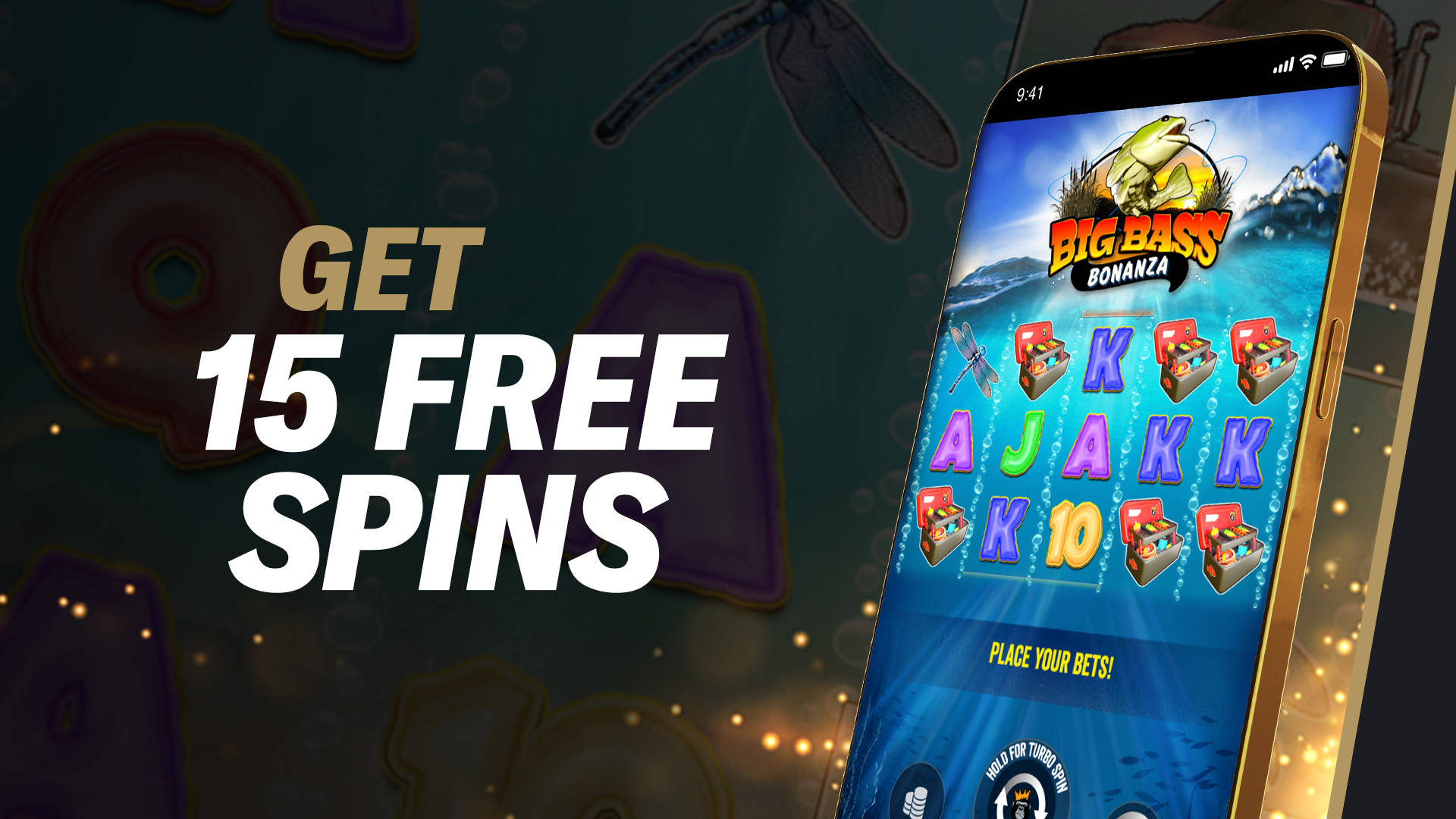 15 EXCLUSIVE FREE SPINS