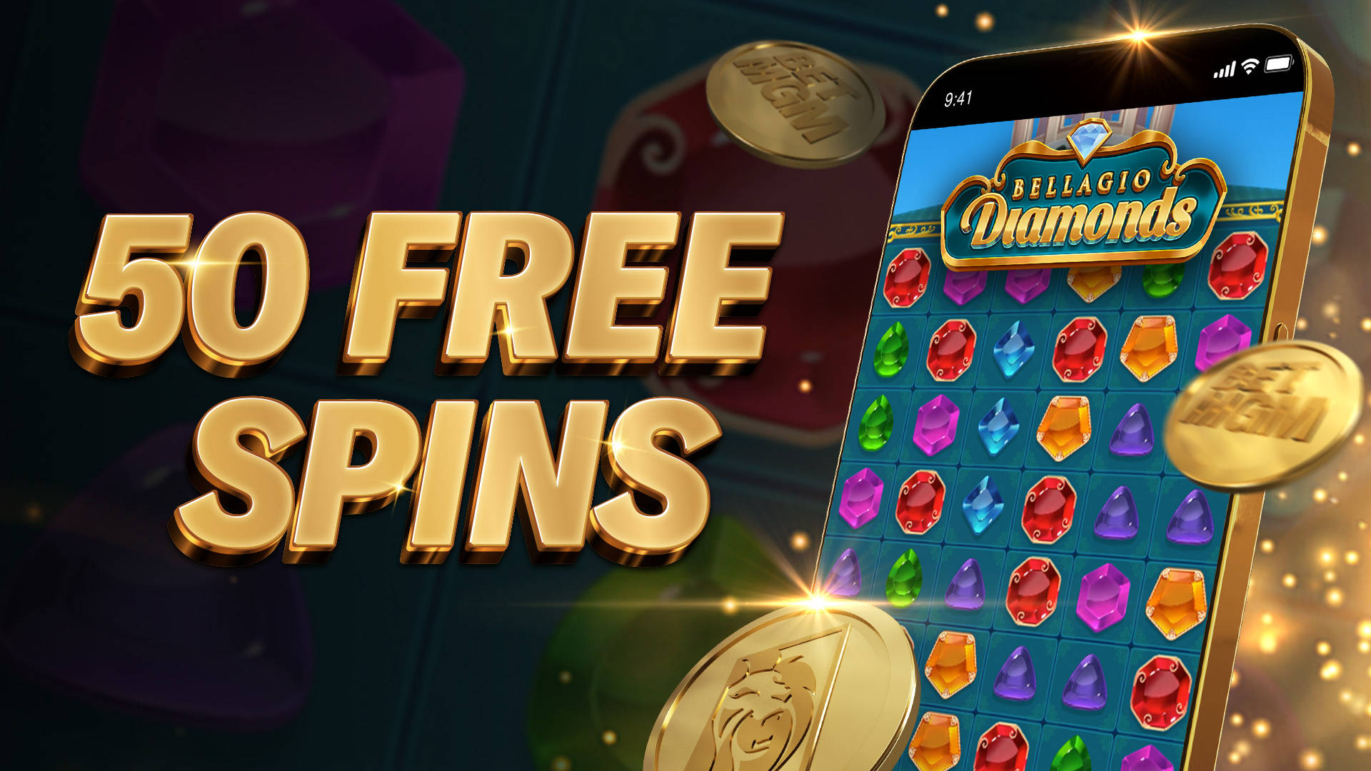 BELLAGIO DIAMONDS FREE SPINS