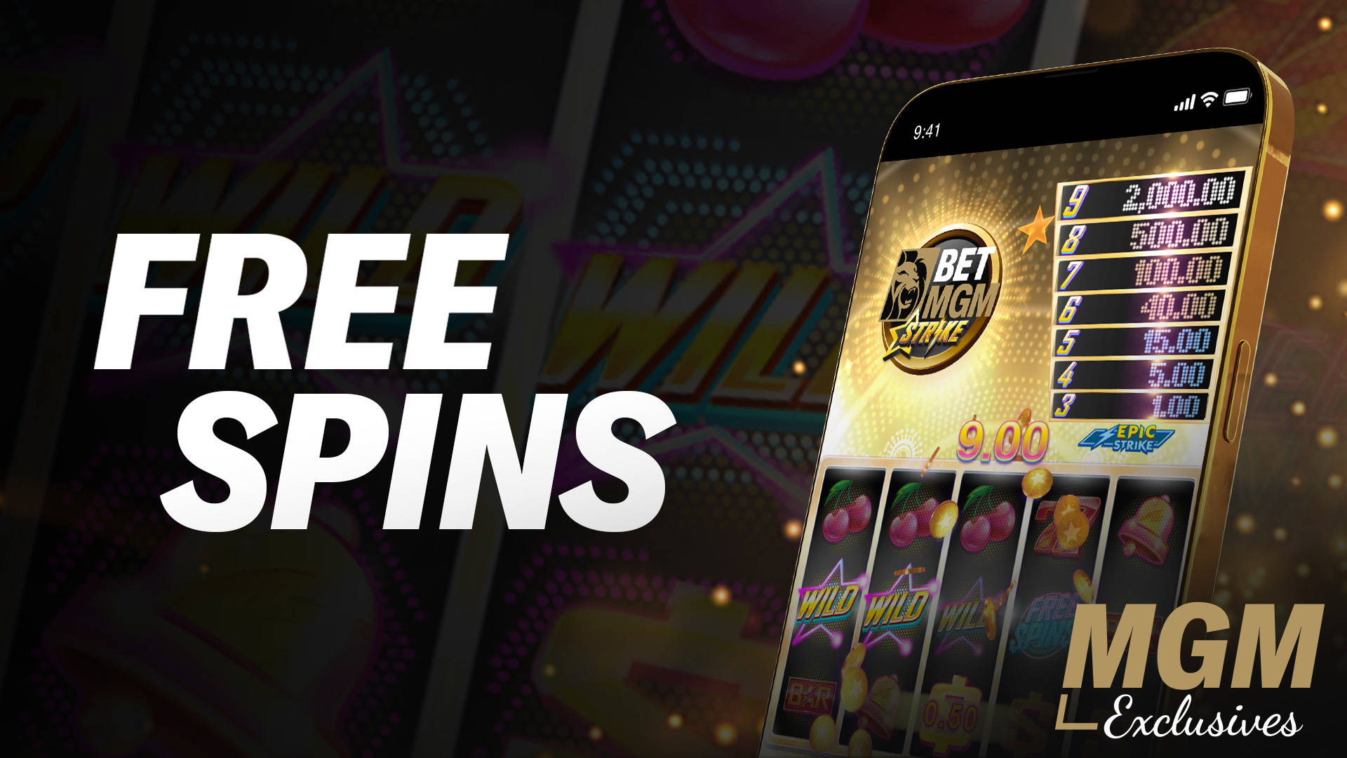 £50 IN FREE SPINS
