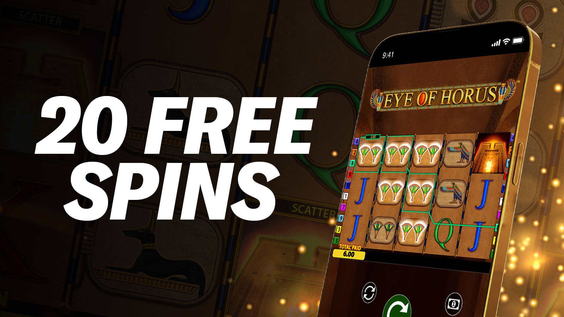EYE OF HORUS FREE SPINS