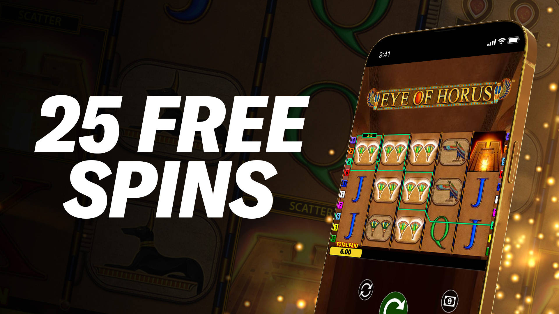 EYE OF HORUS FREE SPINS