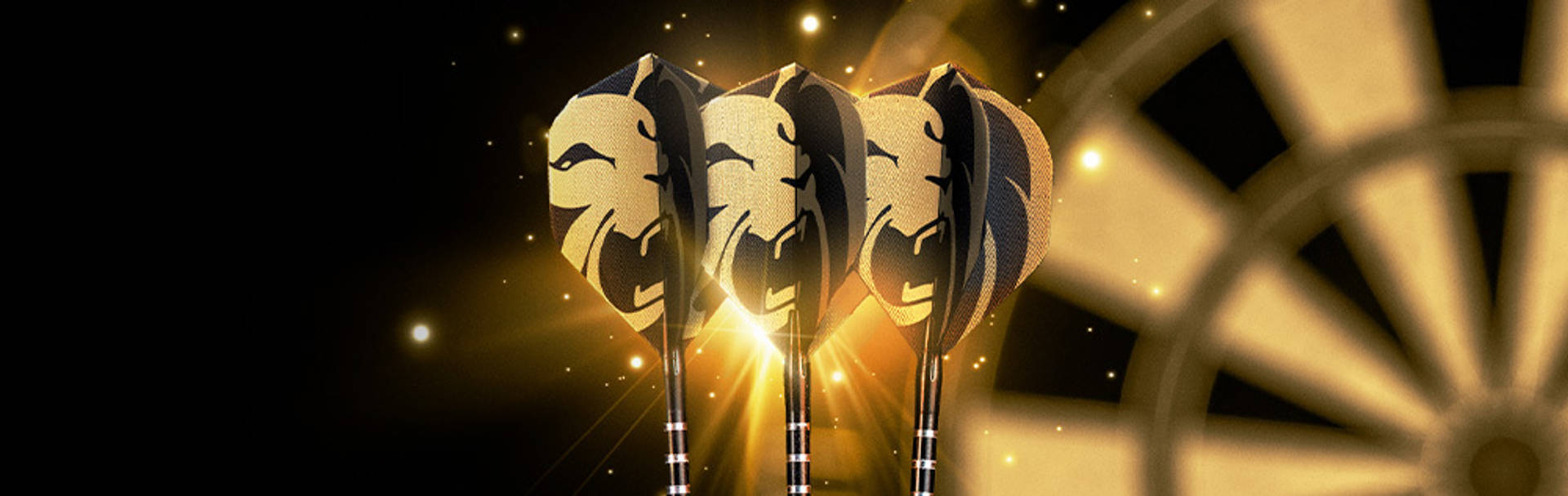 Drie pijlen met Darts logo van BetMGM