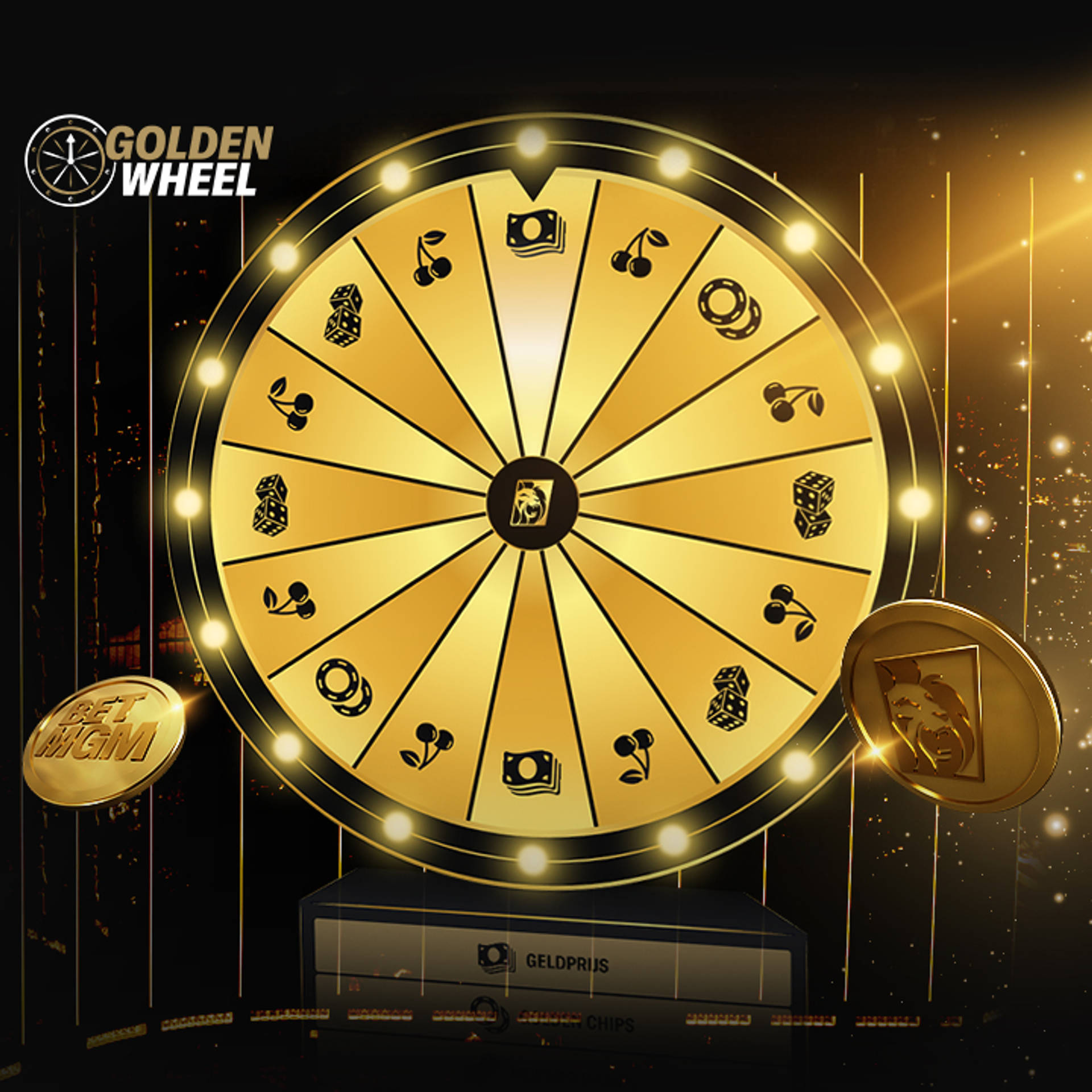 golden wheel tile