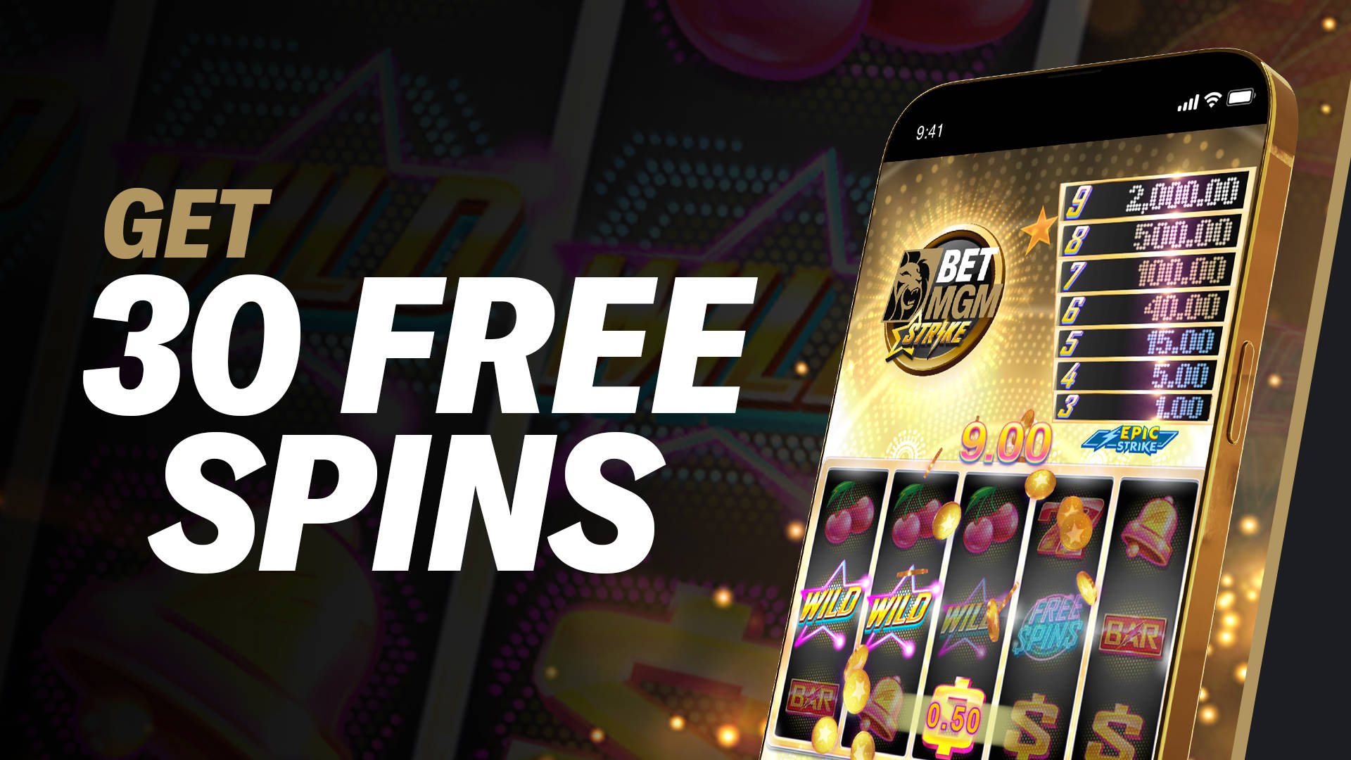 EXCLUSIVE FREE SPINS OFFER