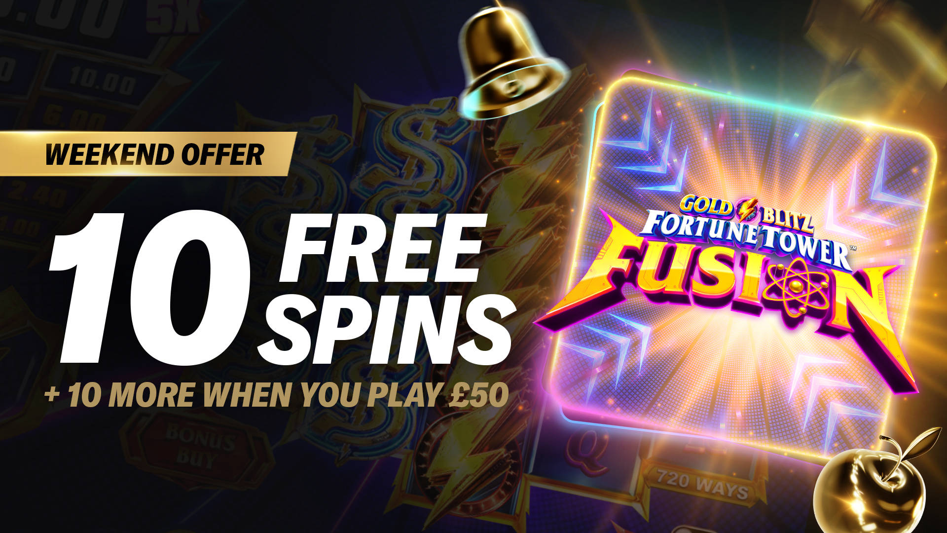 STRIKE GOLD WITH UP TO 20 FREE SPINS!
