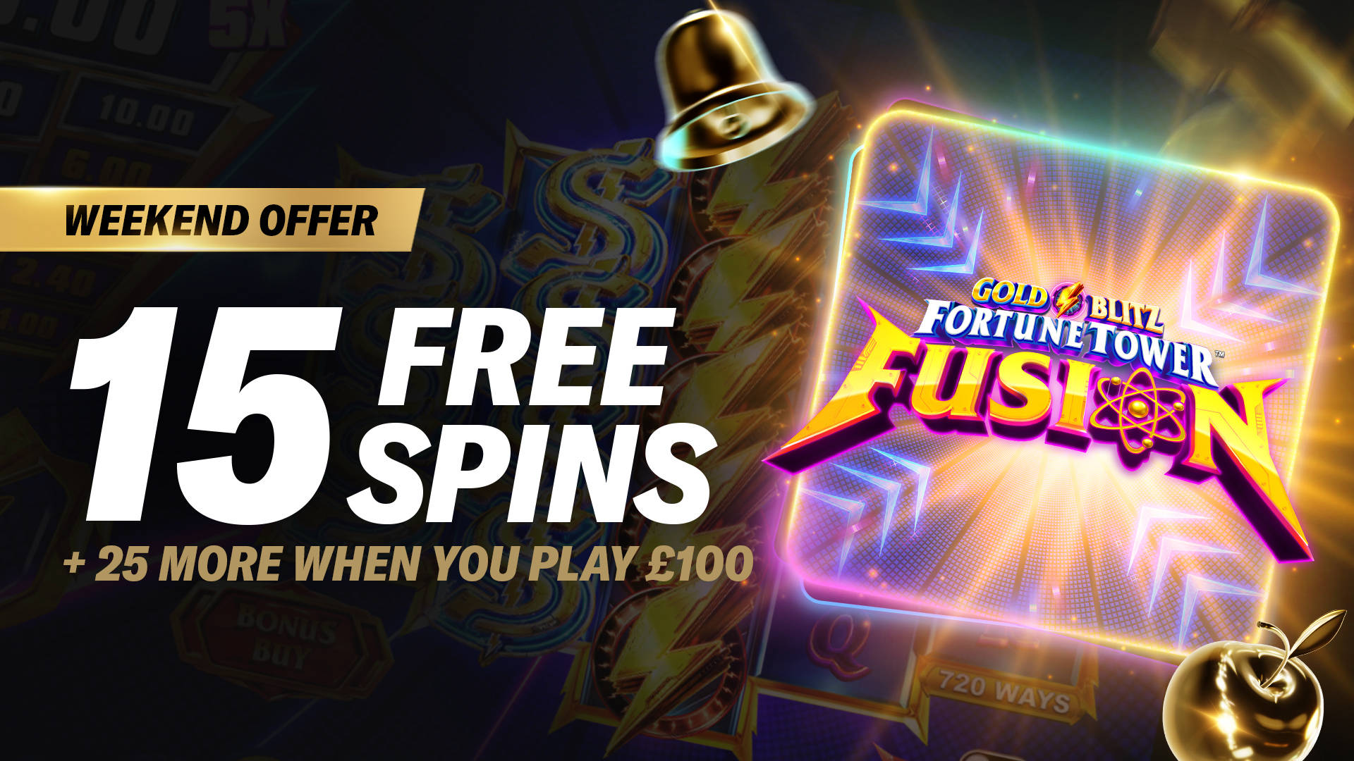 STRIKE GOLD WITH UP TO 40 FREE SPINS!
