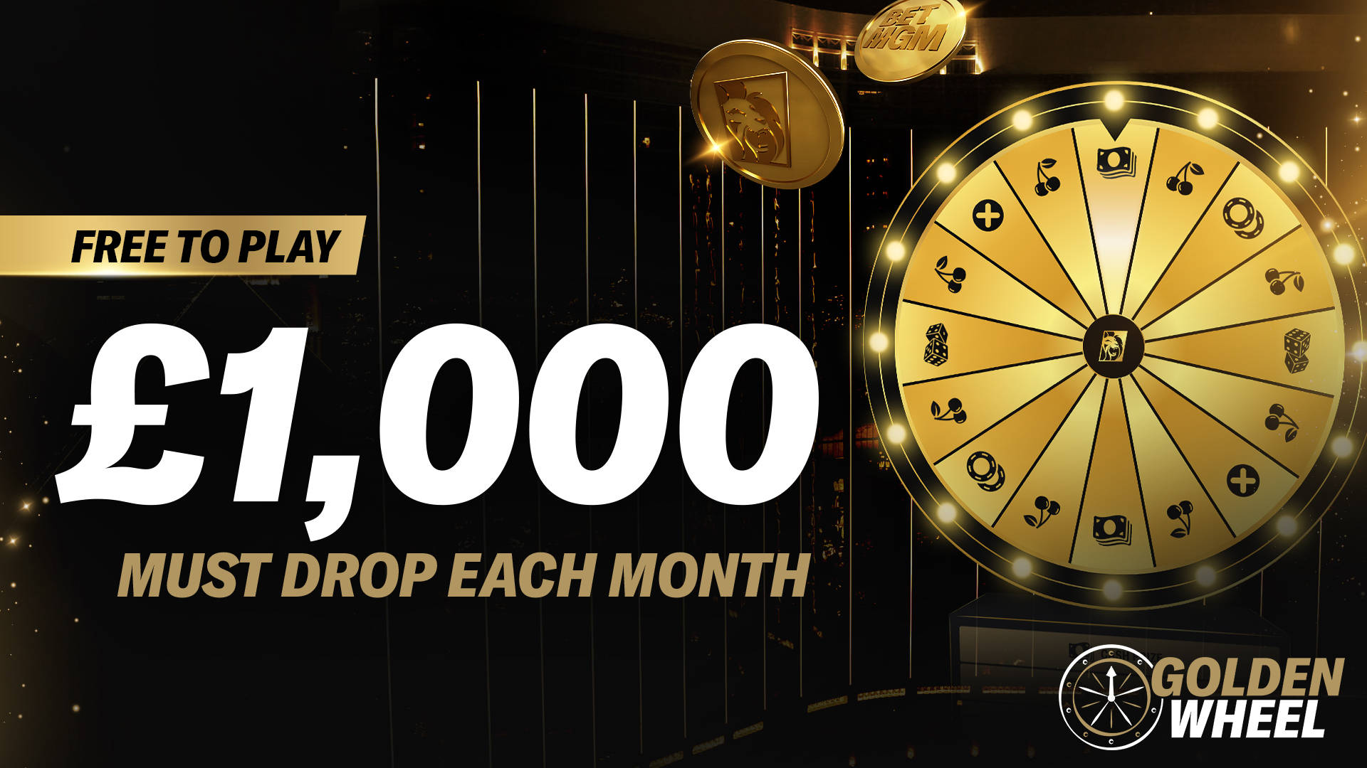 Golden Wheel game on a mobile phone.