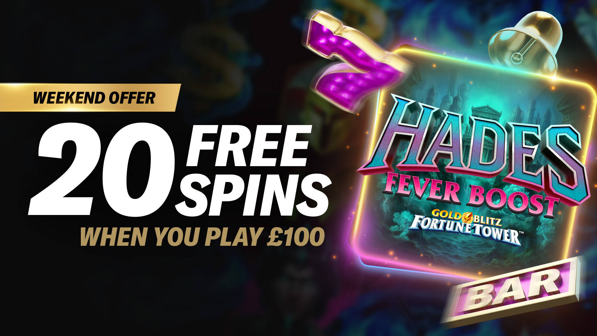20 FREE SPINS FROM THE UNDERWORLD