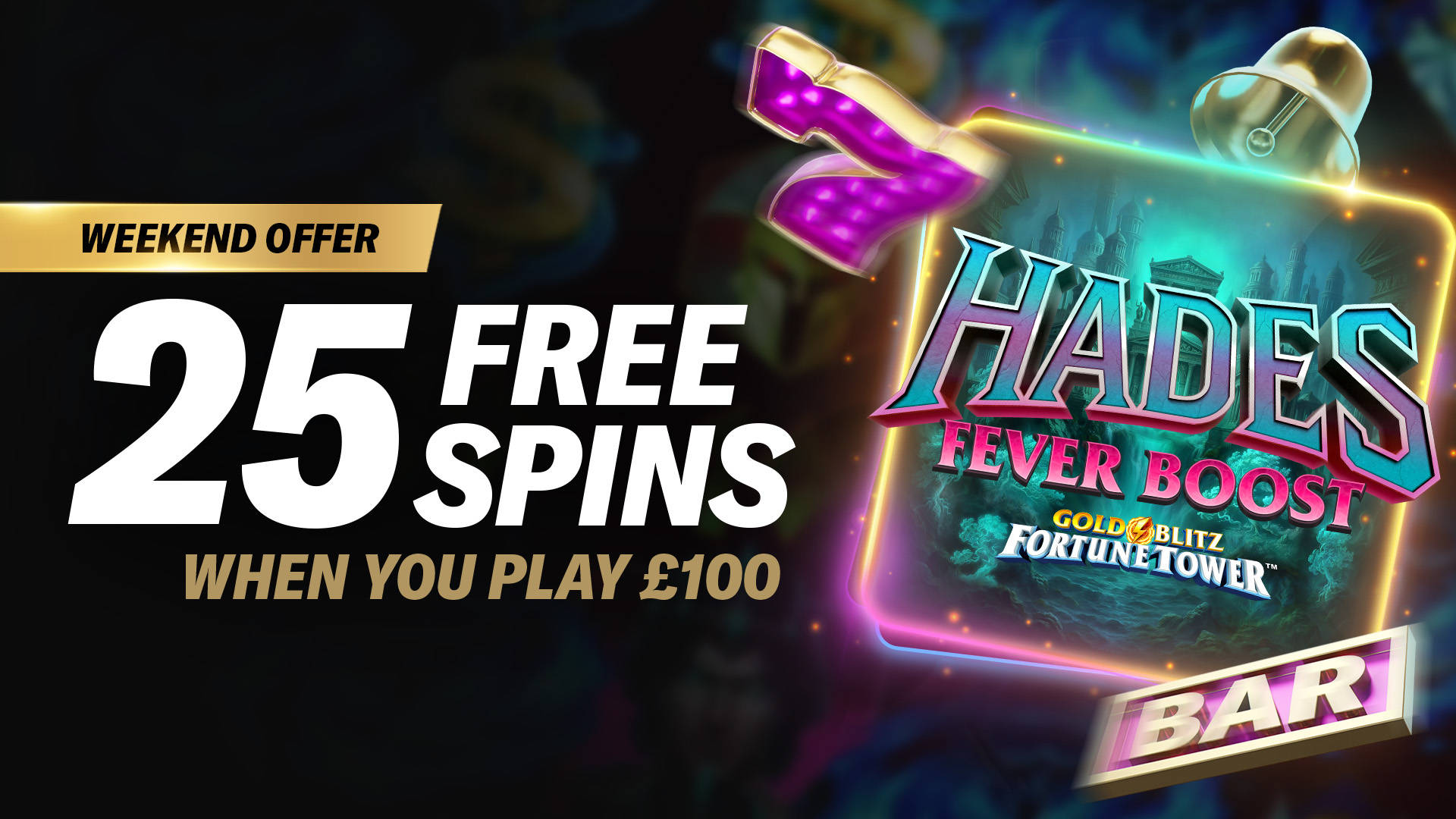 25 FREE SPINS FROM THE UNDERWORLD