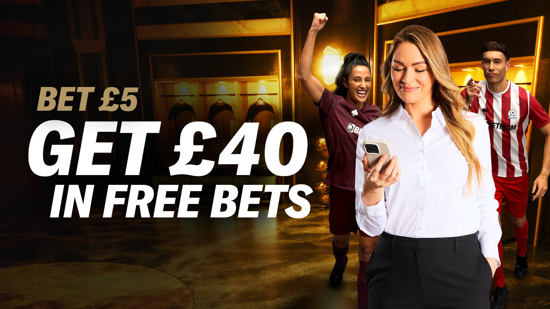 £40 IN FREE BETS