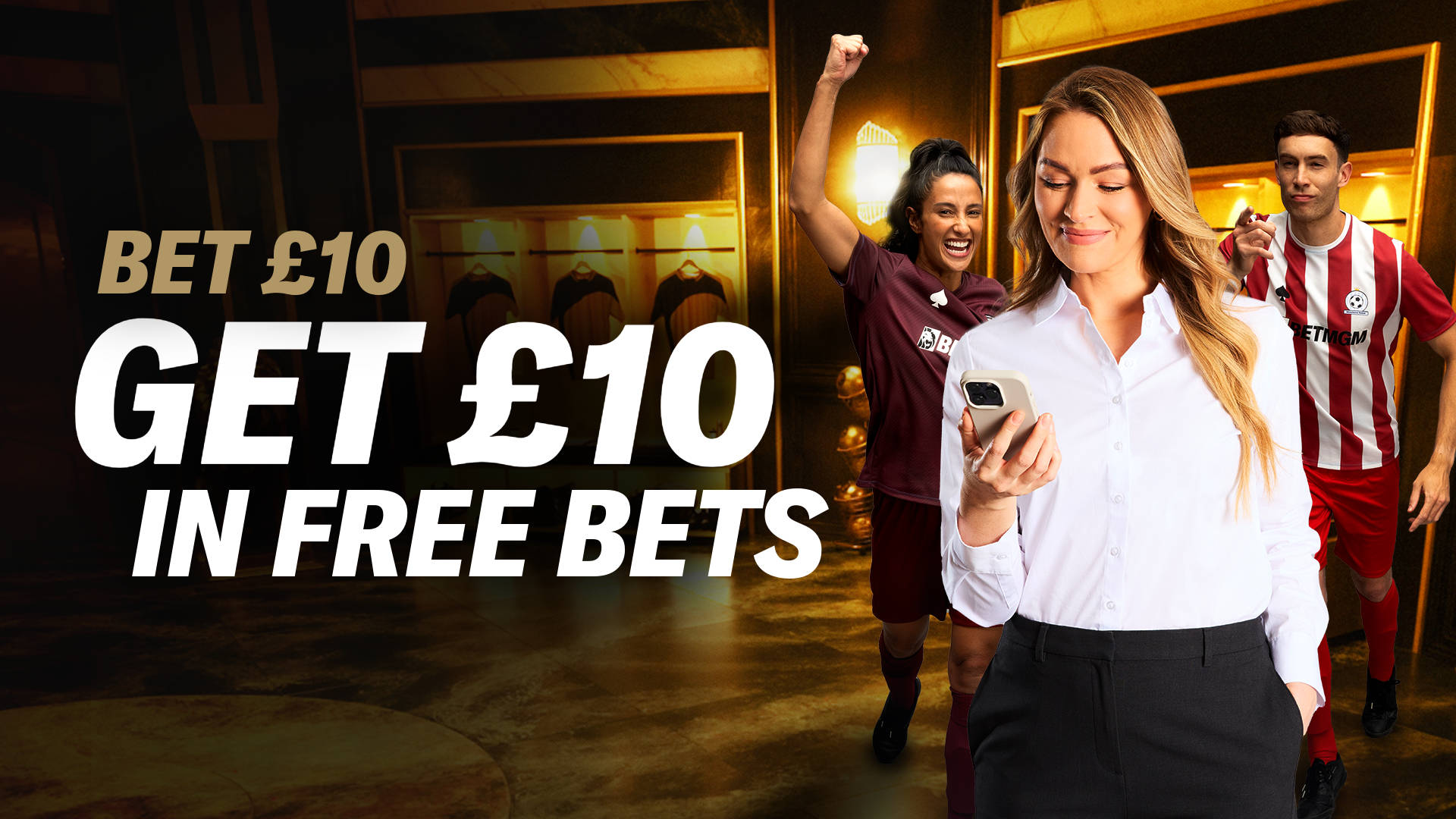 £10 IN FREE BETS