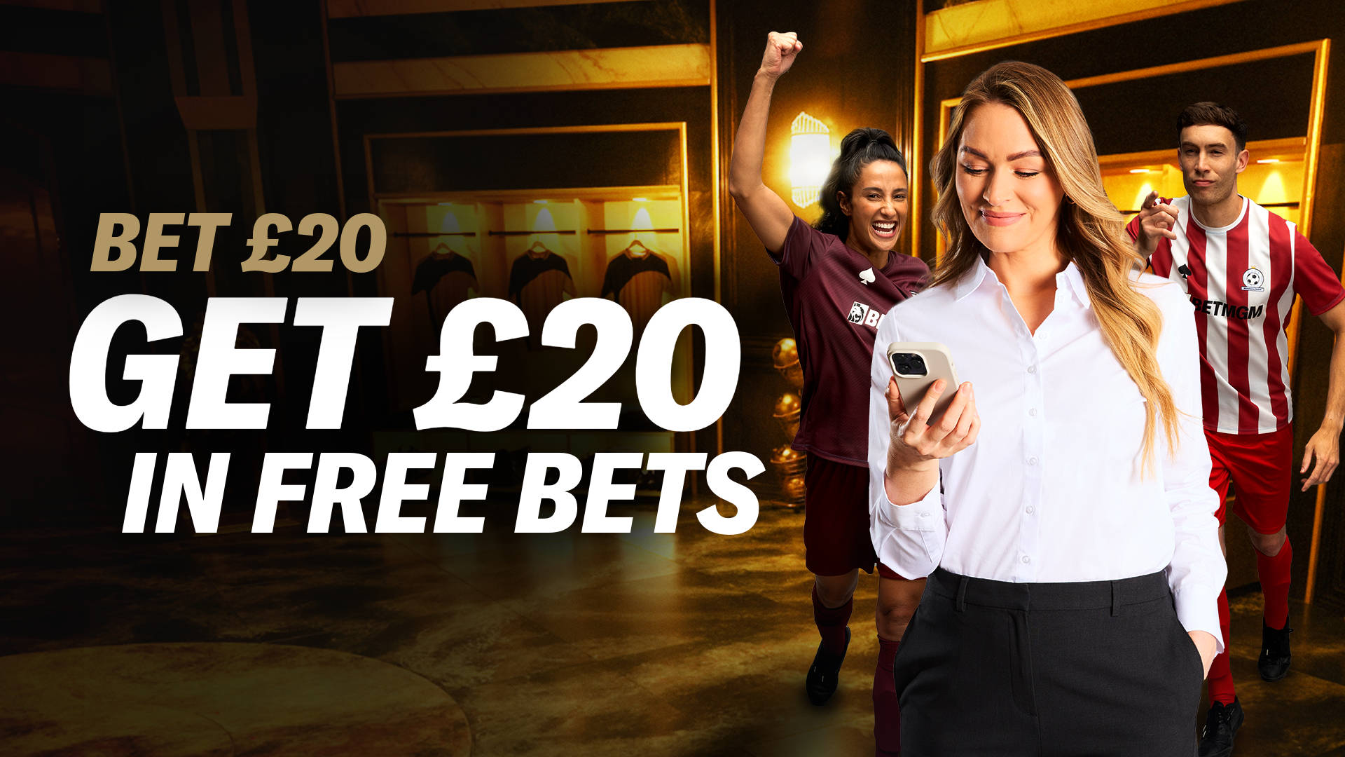 £20 IN FREE BETS