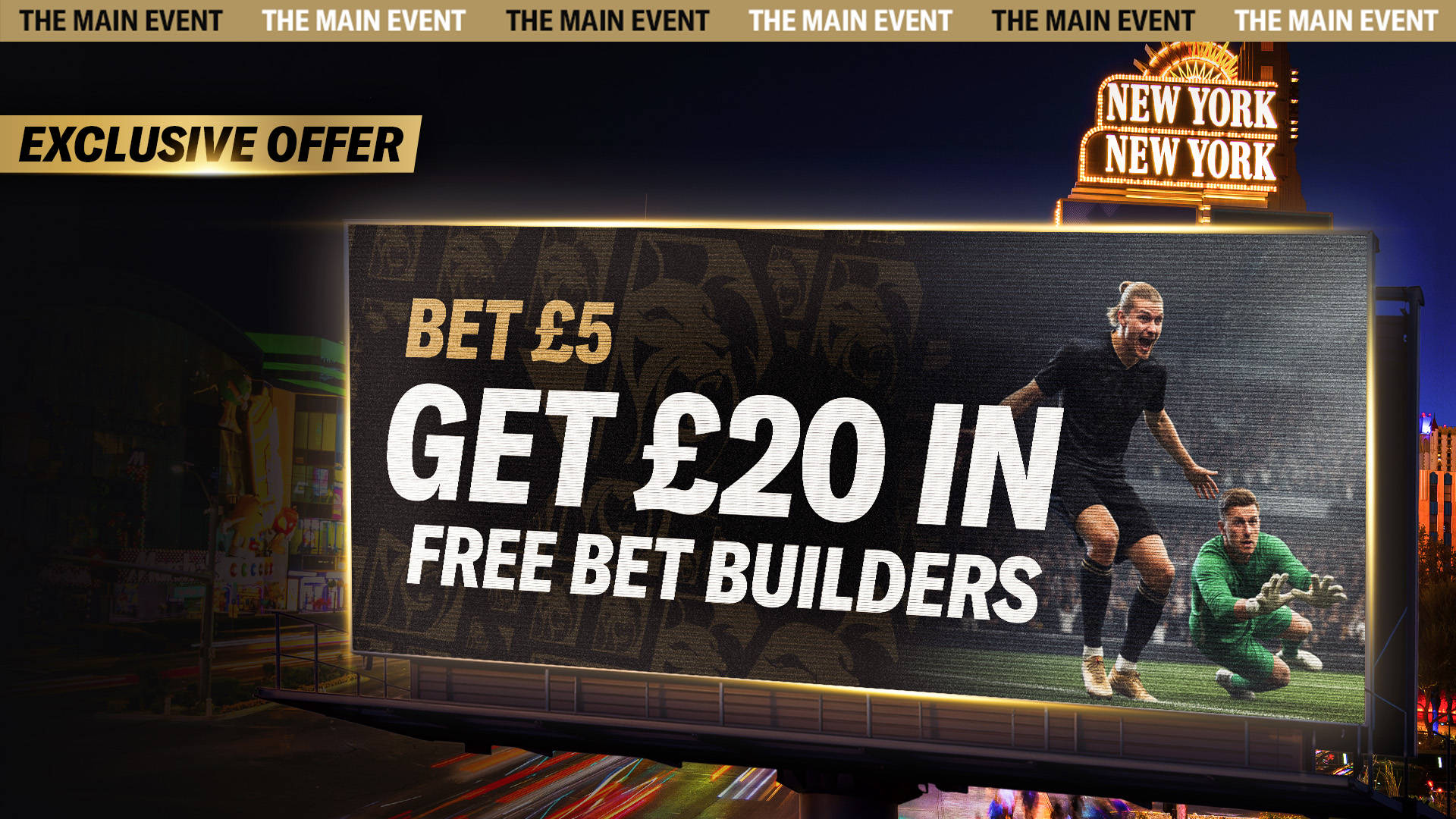 Claim your £20 in Free Bet Builders