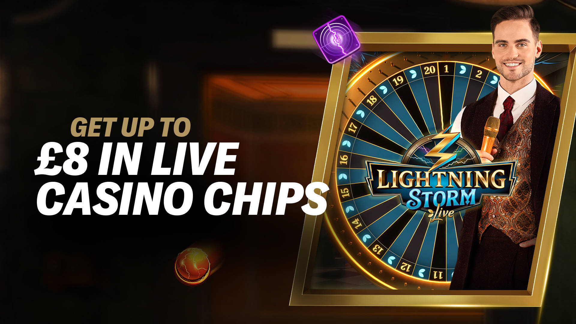 LIVE CASINO CHIPS FOR LIGHTNING STORM LIVE