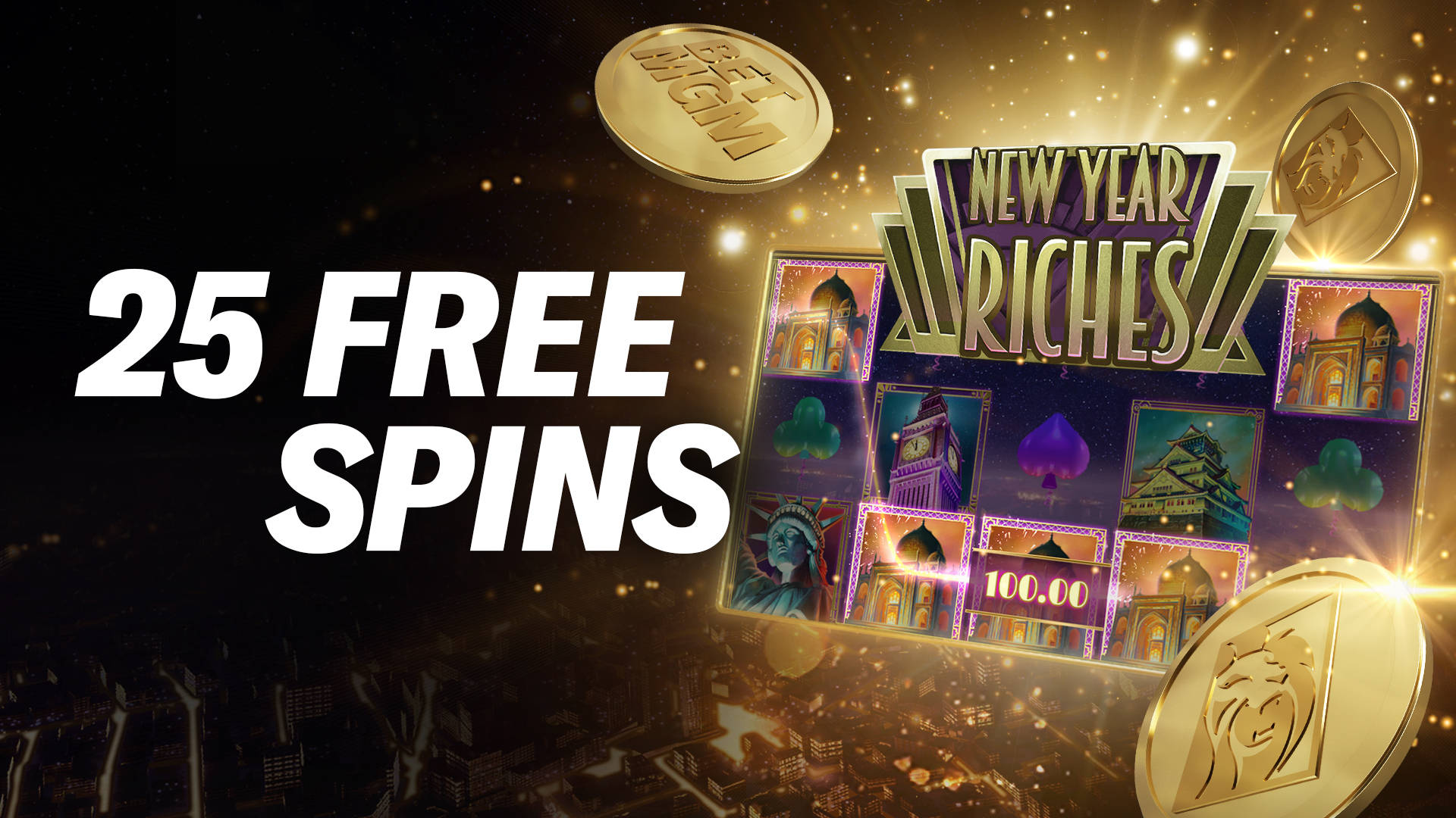 25 FREE SPINS