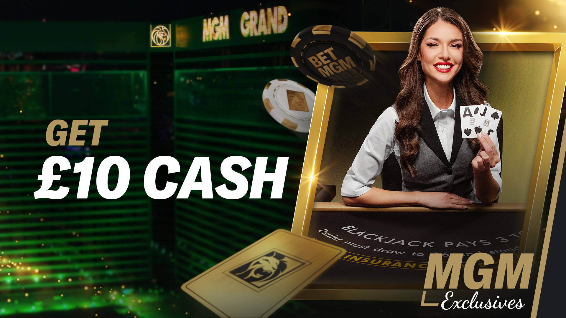 DEPOSIT, WAGER, GET CASH