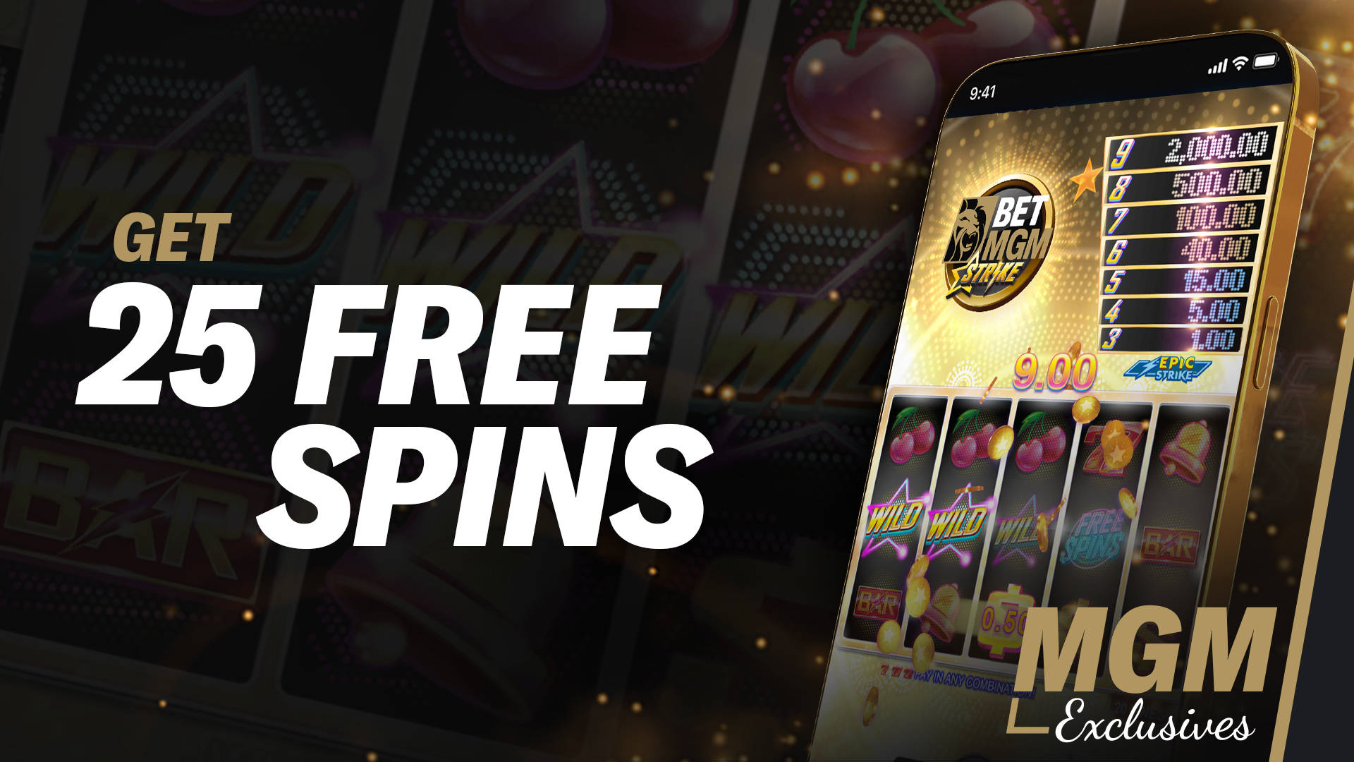 BETMGM STRIKE FREE SPINS