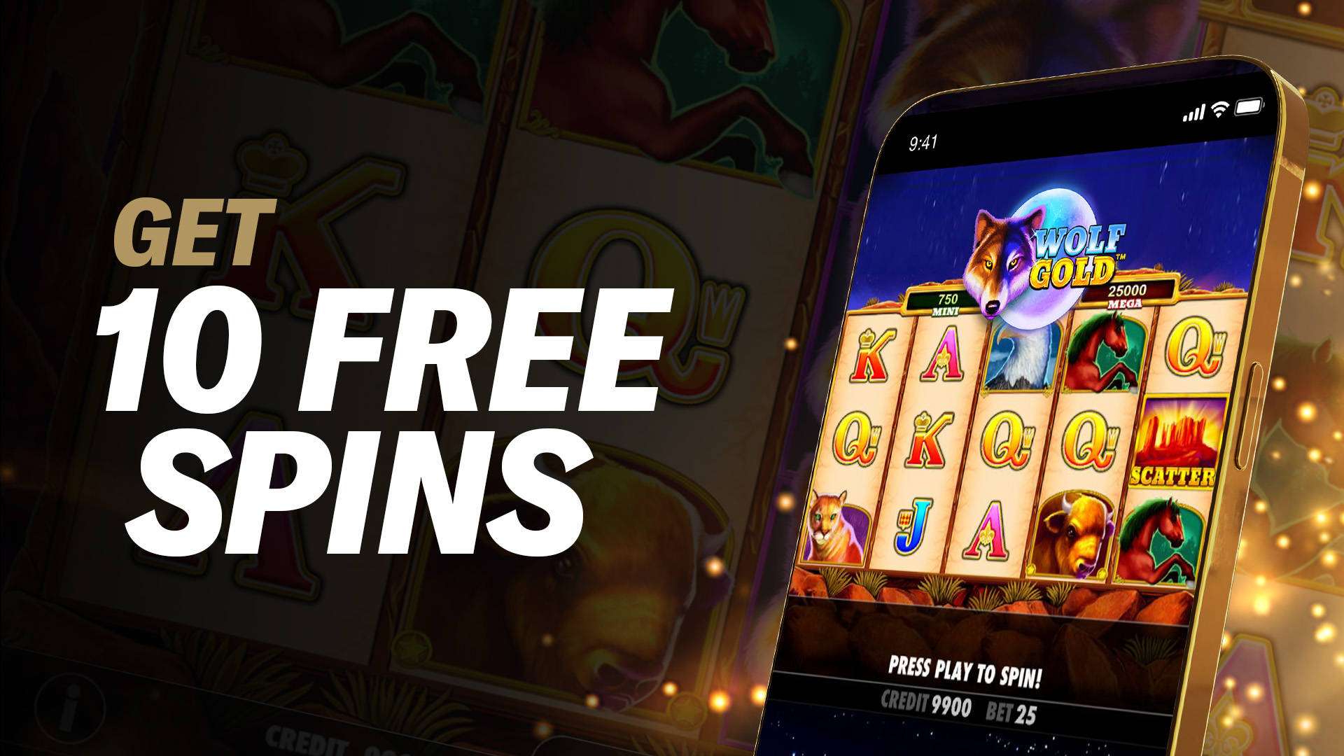 10 FREE SPINS
