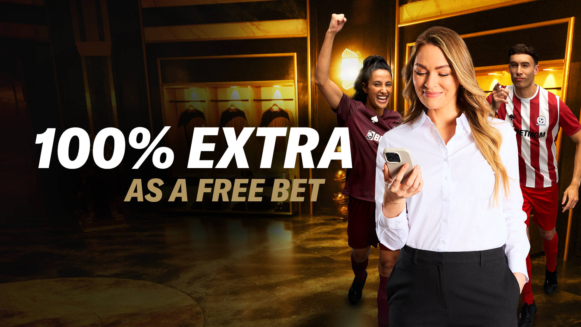 100% FREE BET MATCH