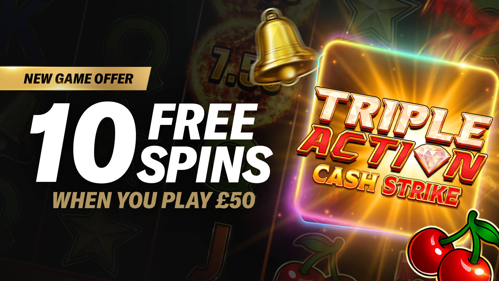 10 SCORCHING FREE SPINS OFFER