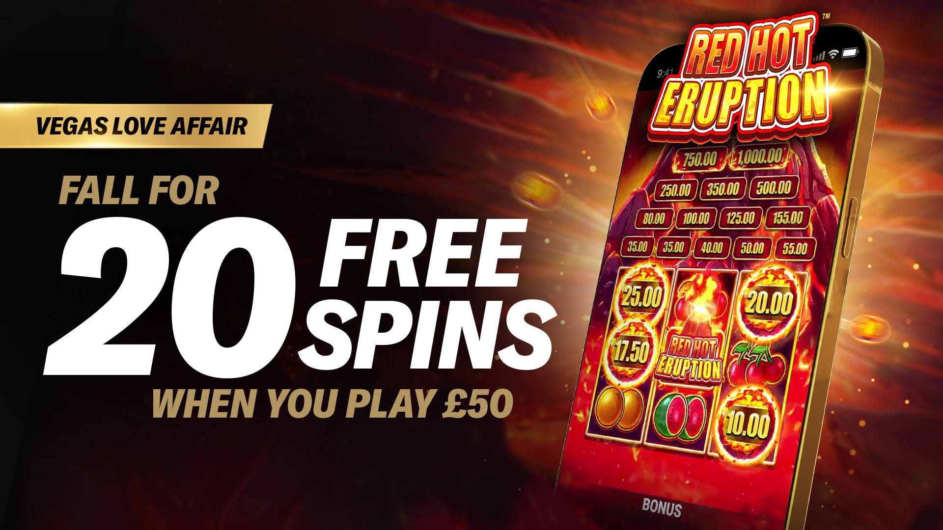 VEGAS LOVE AFFAIR FREE SPINS