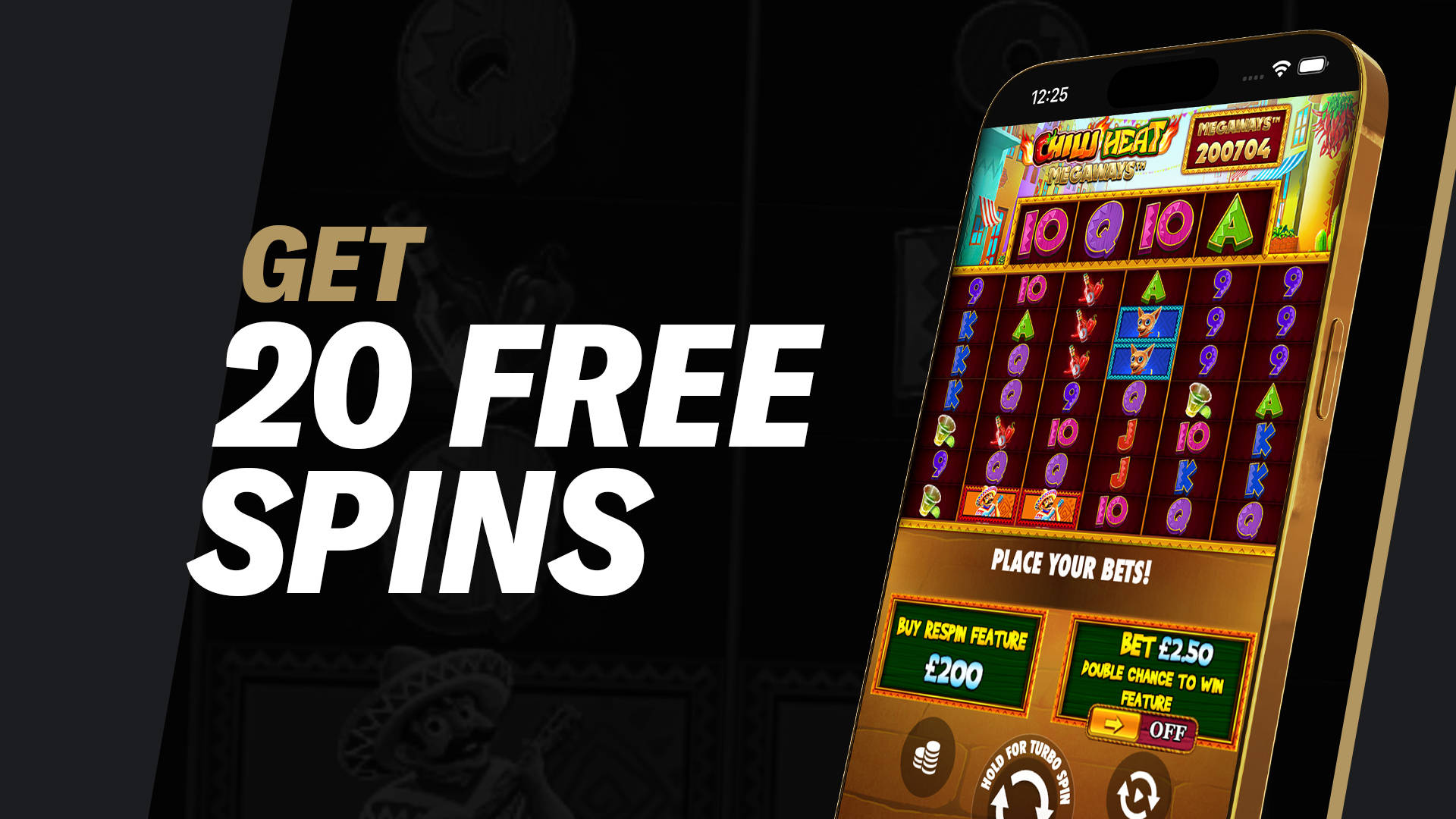 EXCLUSIVE FREE SPINS OFFER