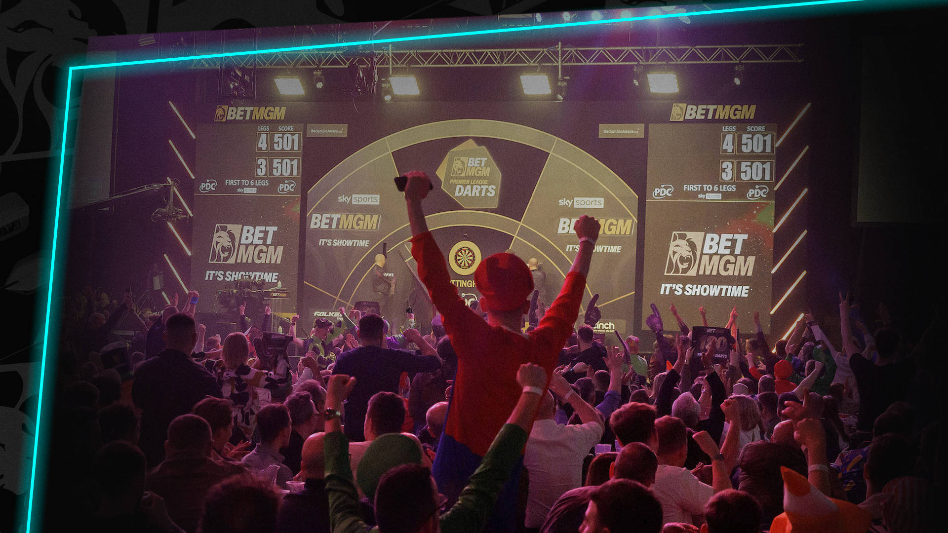 BetMGM Premier League Darts crowd