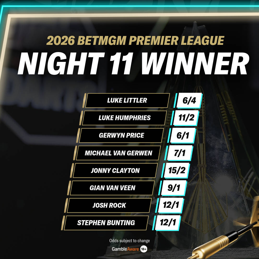 Night 11 winner odds