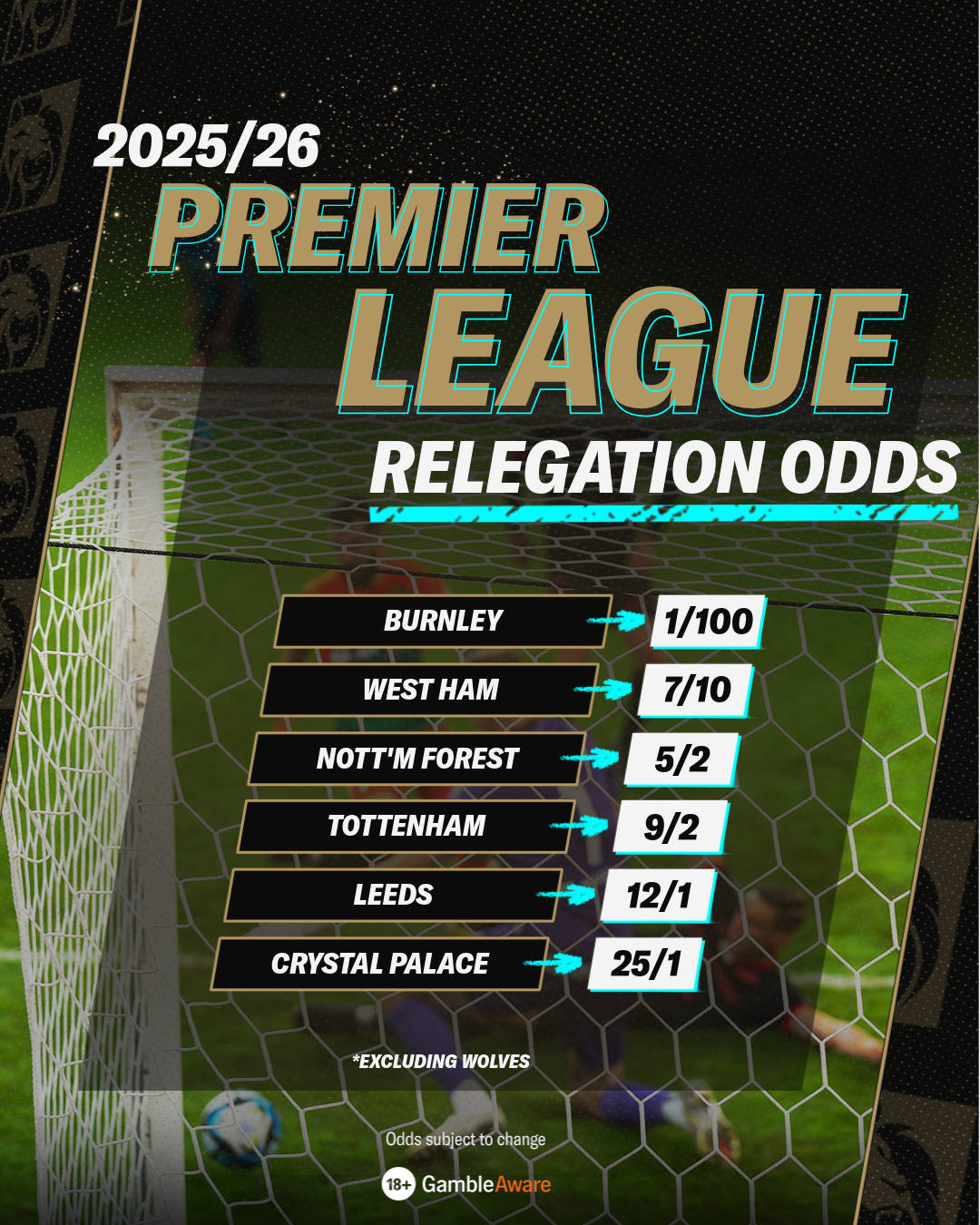 Relegation Odds