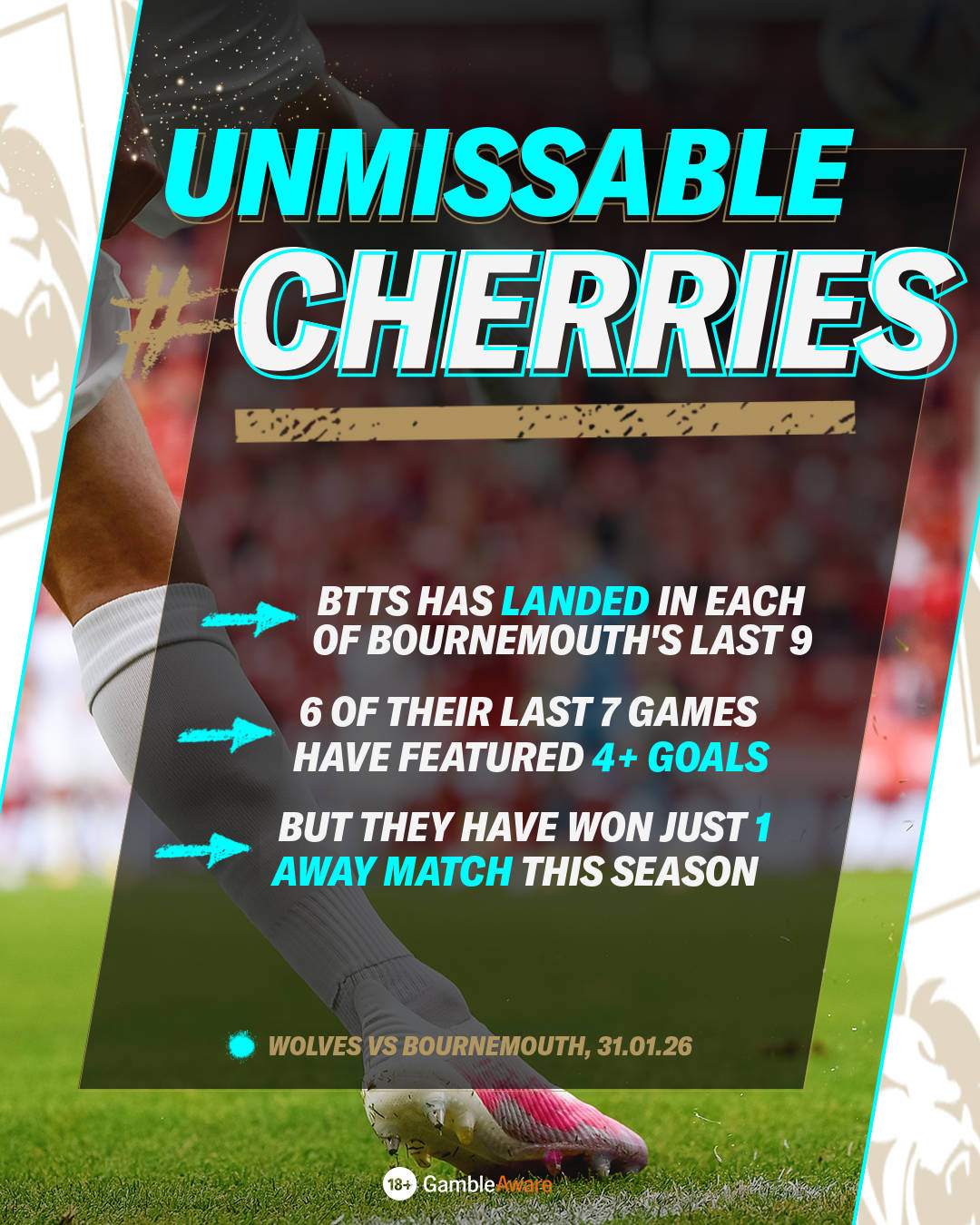 Wolves vs Bournemouth stats