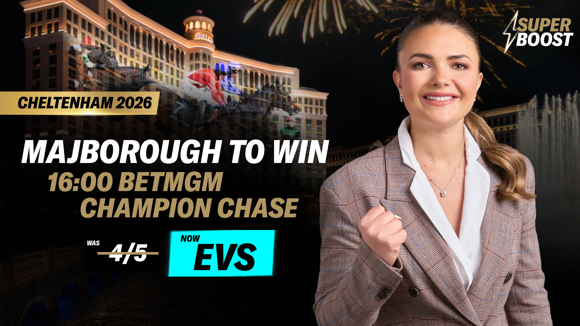 Majborough to win the BetMGM Champion Chase