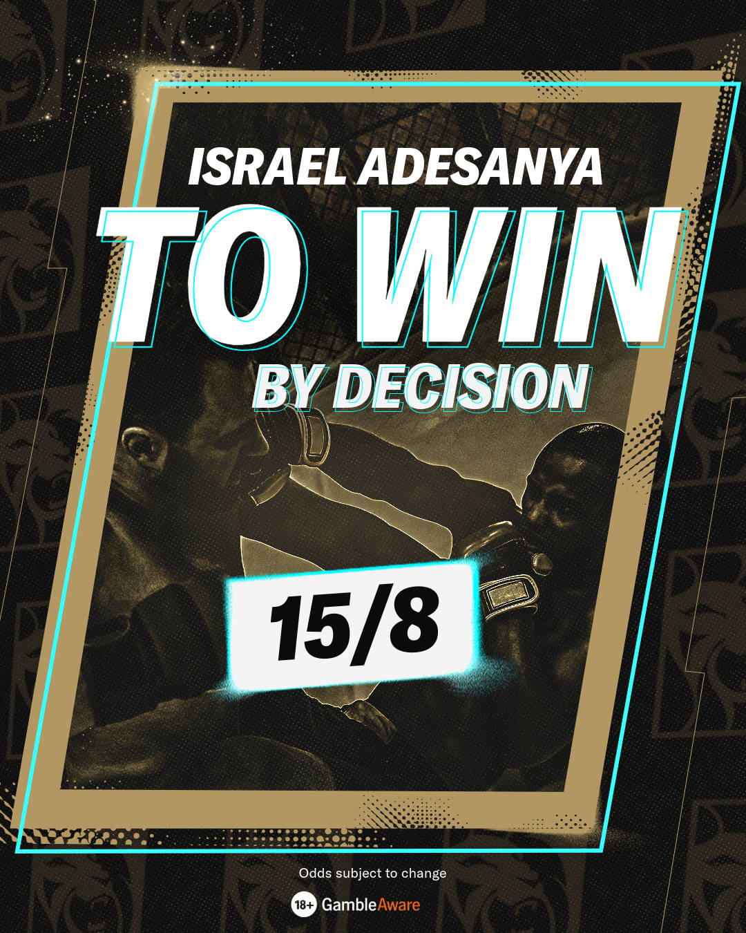 Israel Adesanya to win by decision