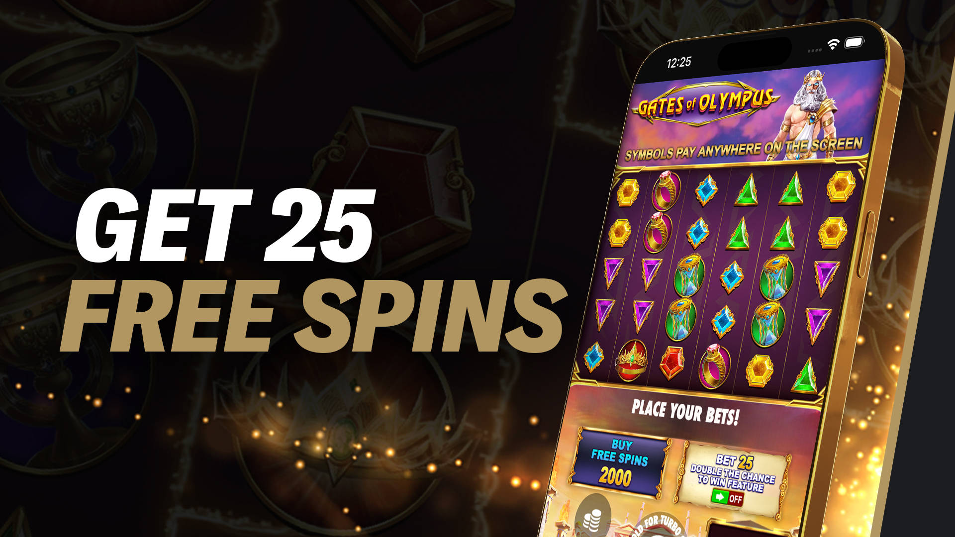 EXCLUSIVE 25 FREE SPINS OFFER