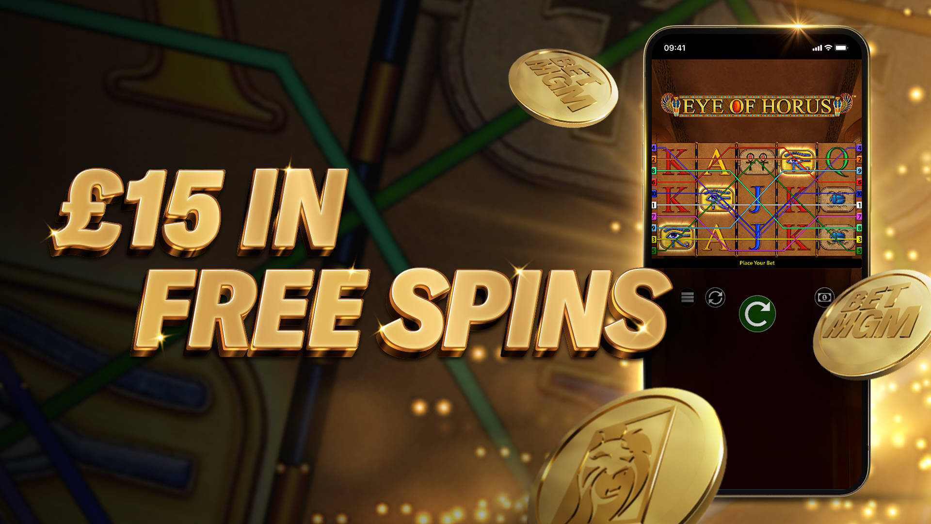 EYE OF HORUS FREE SPINS