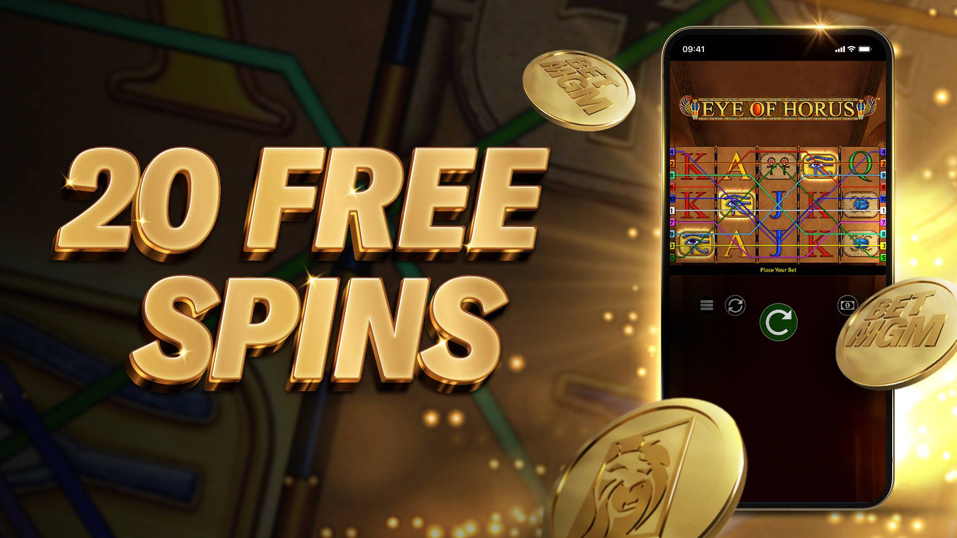 EYE OF HORUS FREE SPINS