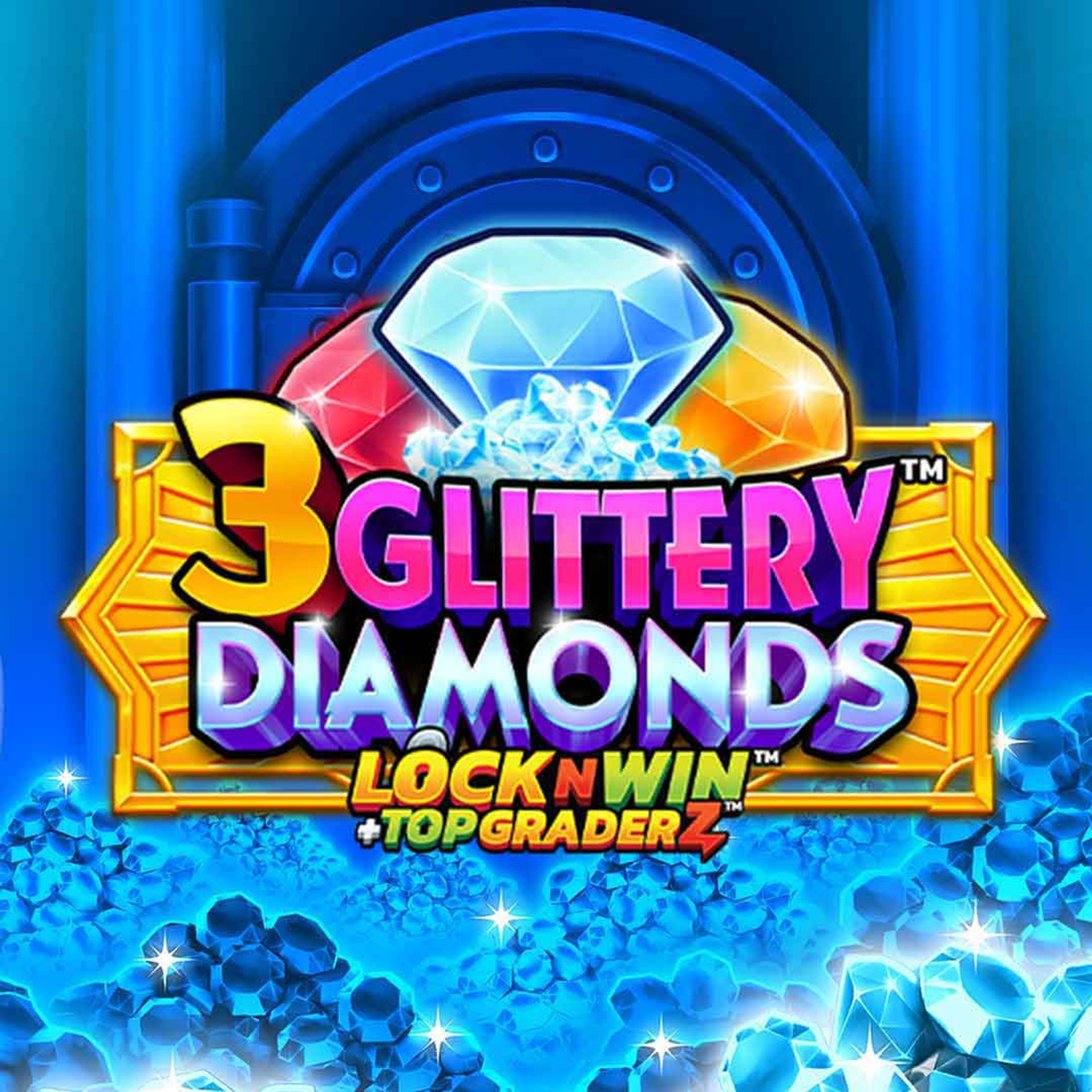 3 Glittery Diamonds