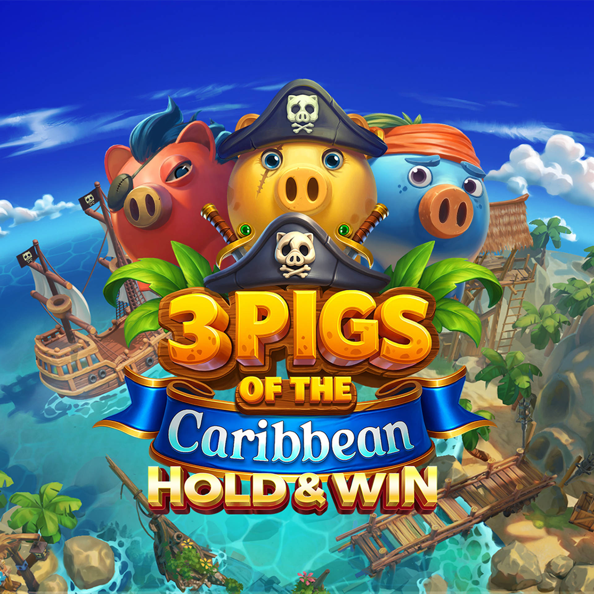 3 Pigs of the Caribbean Hold & Win