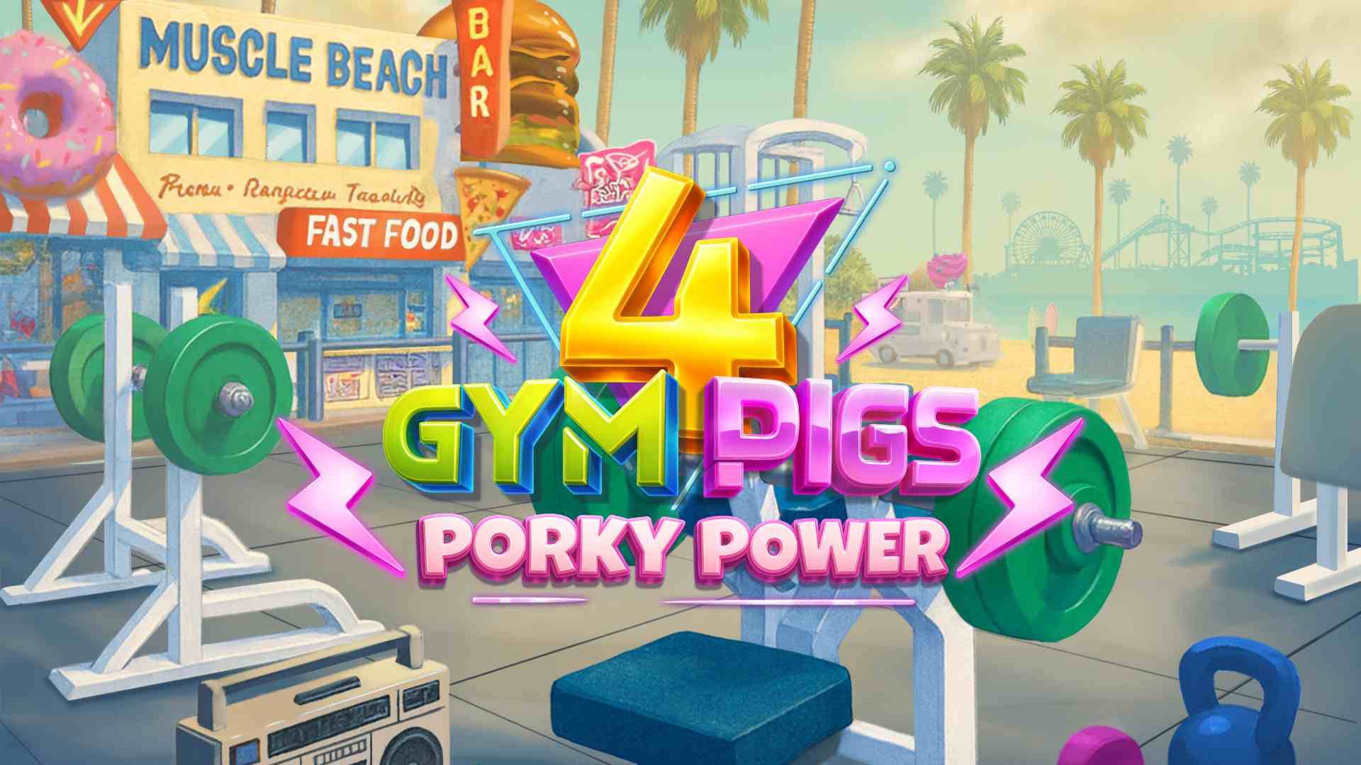 4 Gym Pigs - Porky Power