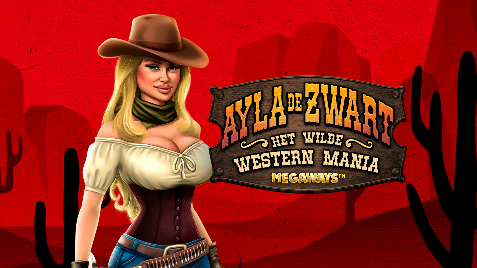 Ayla de Zwart Wilde Westen Mania MEGAWAYS