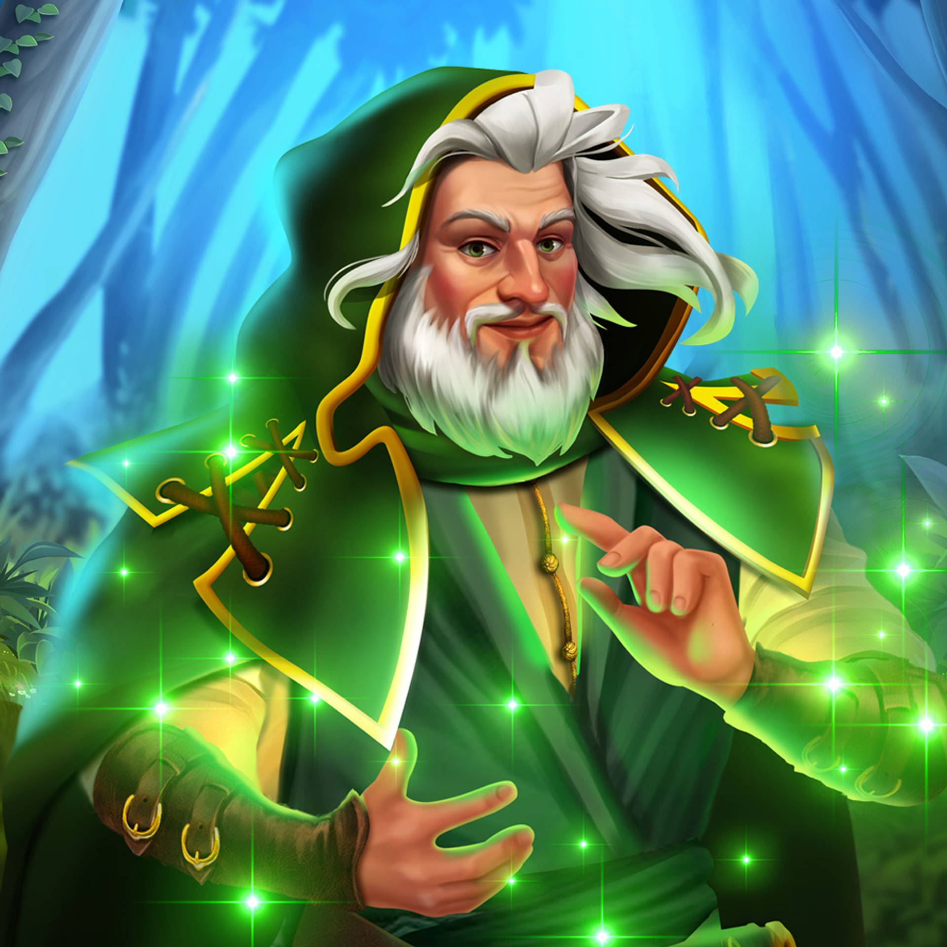Fire Blaze: Green Wizard