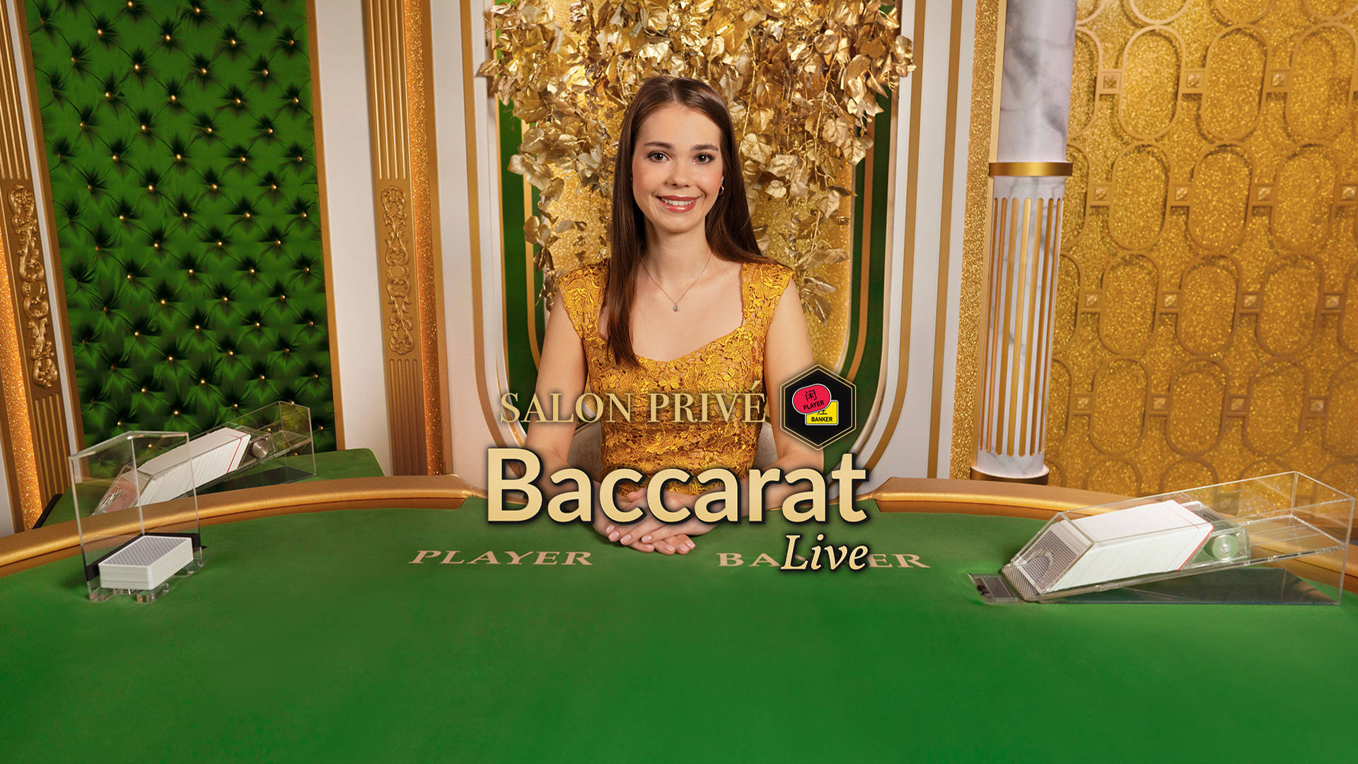 Interface de jeu de baccara Salon Privé