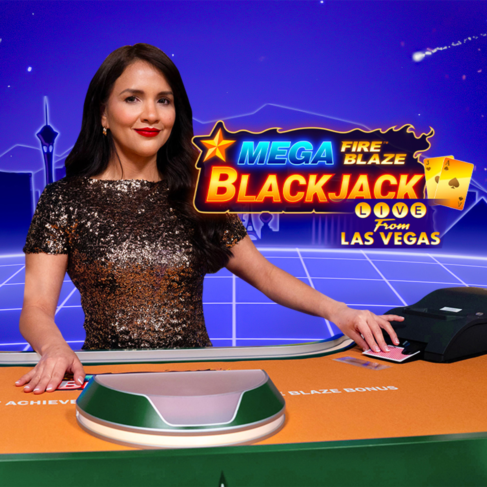 Vegas Fire Blaze Blackjack Live