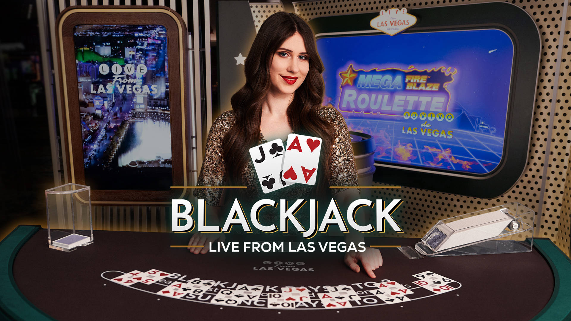 Vegas Live Blackjack játék képe