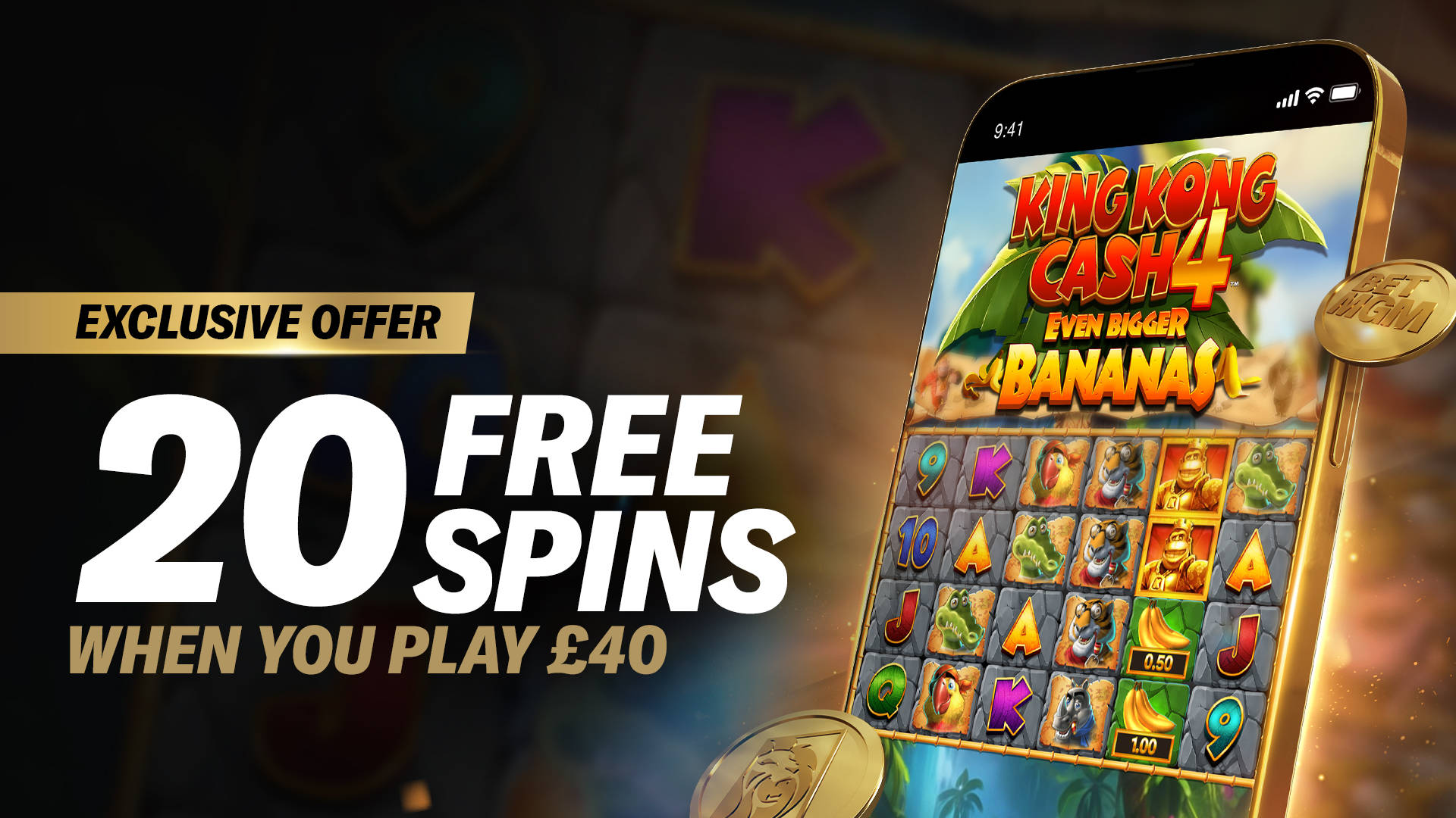EVEN BIGGER BANANAS 4 FREE SPINS