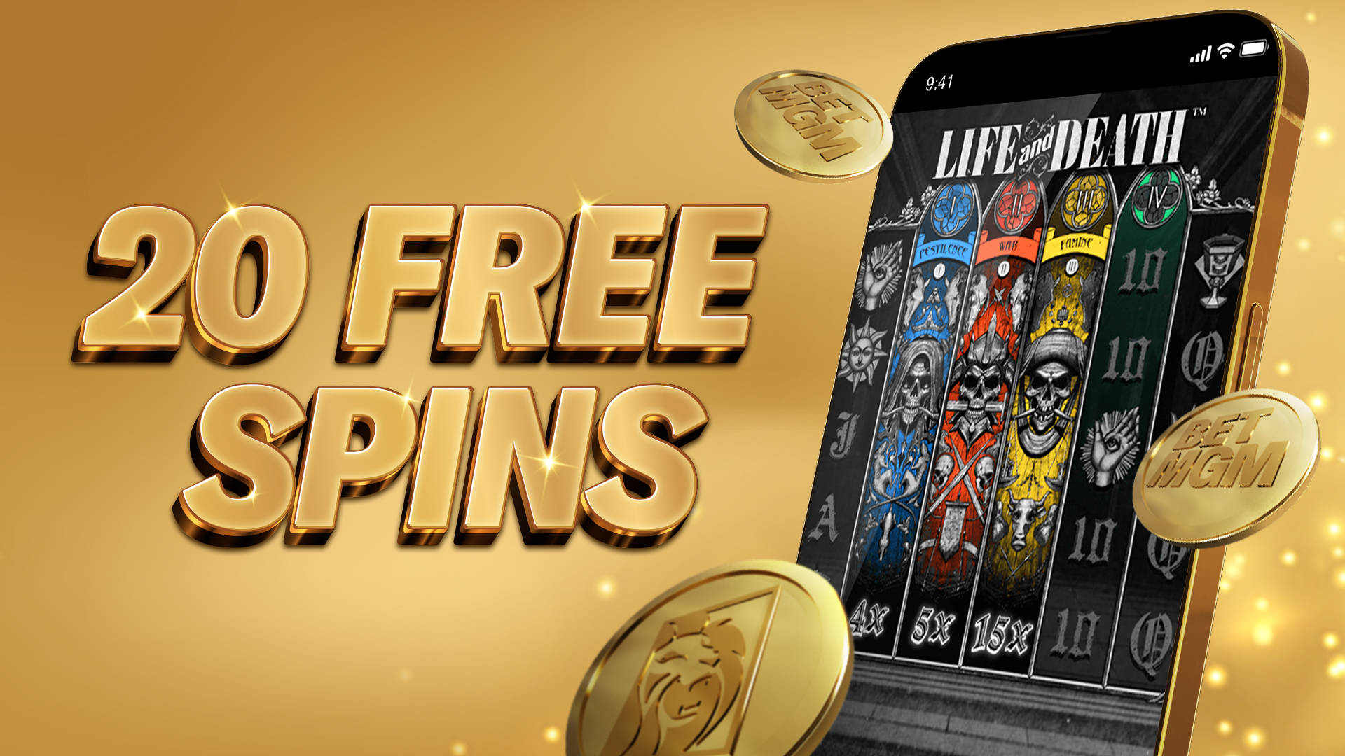 LIFE AND DEATH FREE SPINS