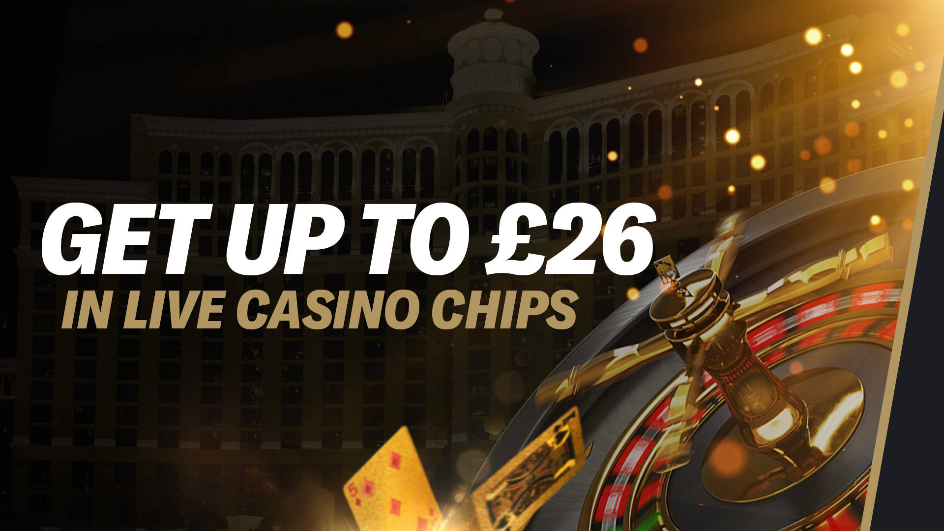 EXCLUSIVE LIVE CASINO OFFER