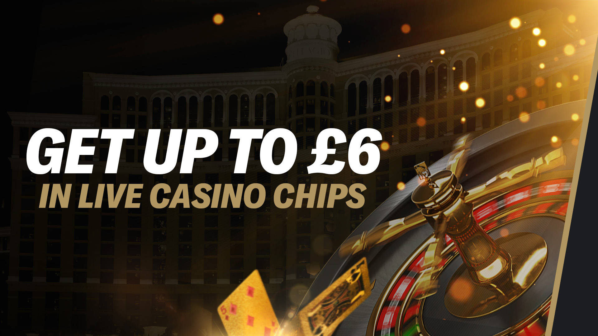 EXCLUSIVE LIVE CASINO OFFER