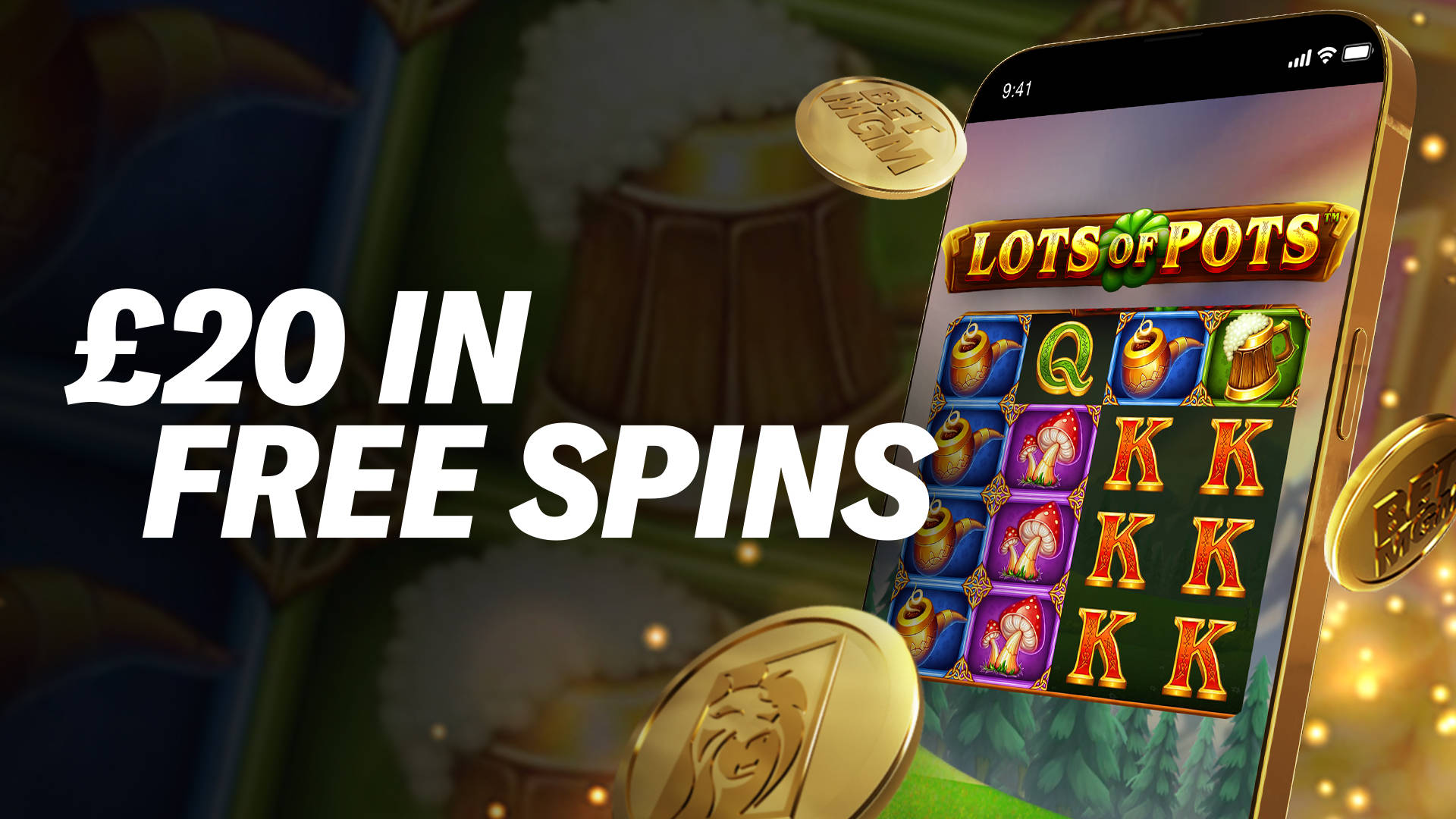 £20 IN FREE SPINS
